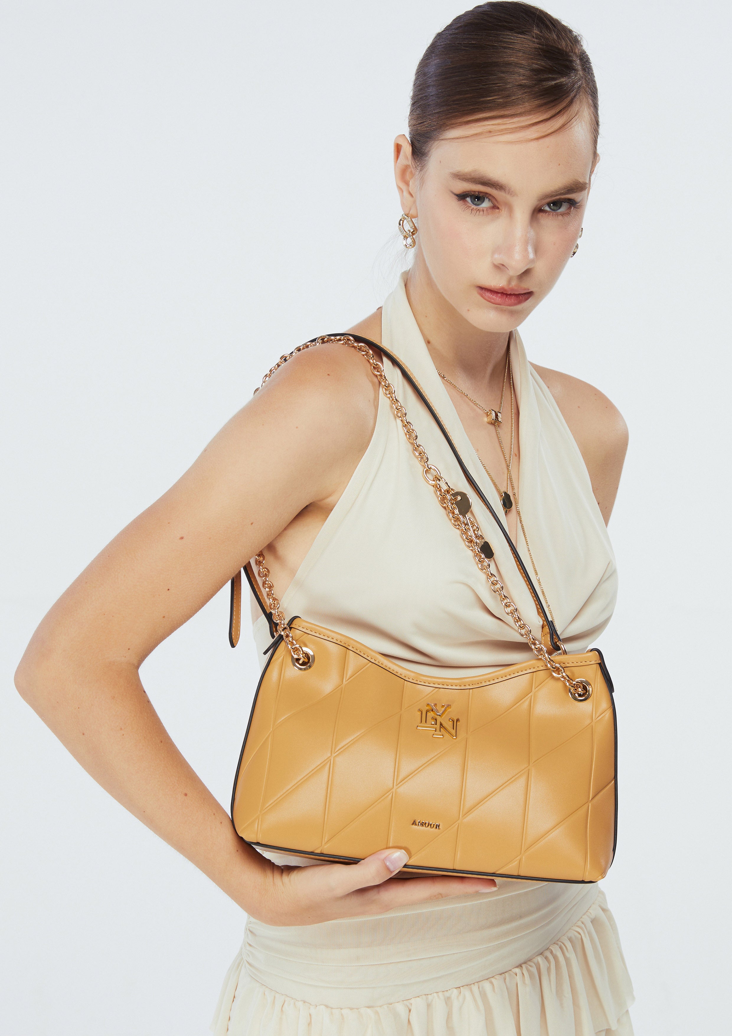 Gastonica M Crossbody Bag Light Brown
