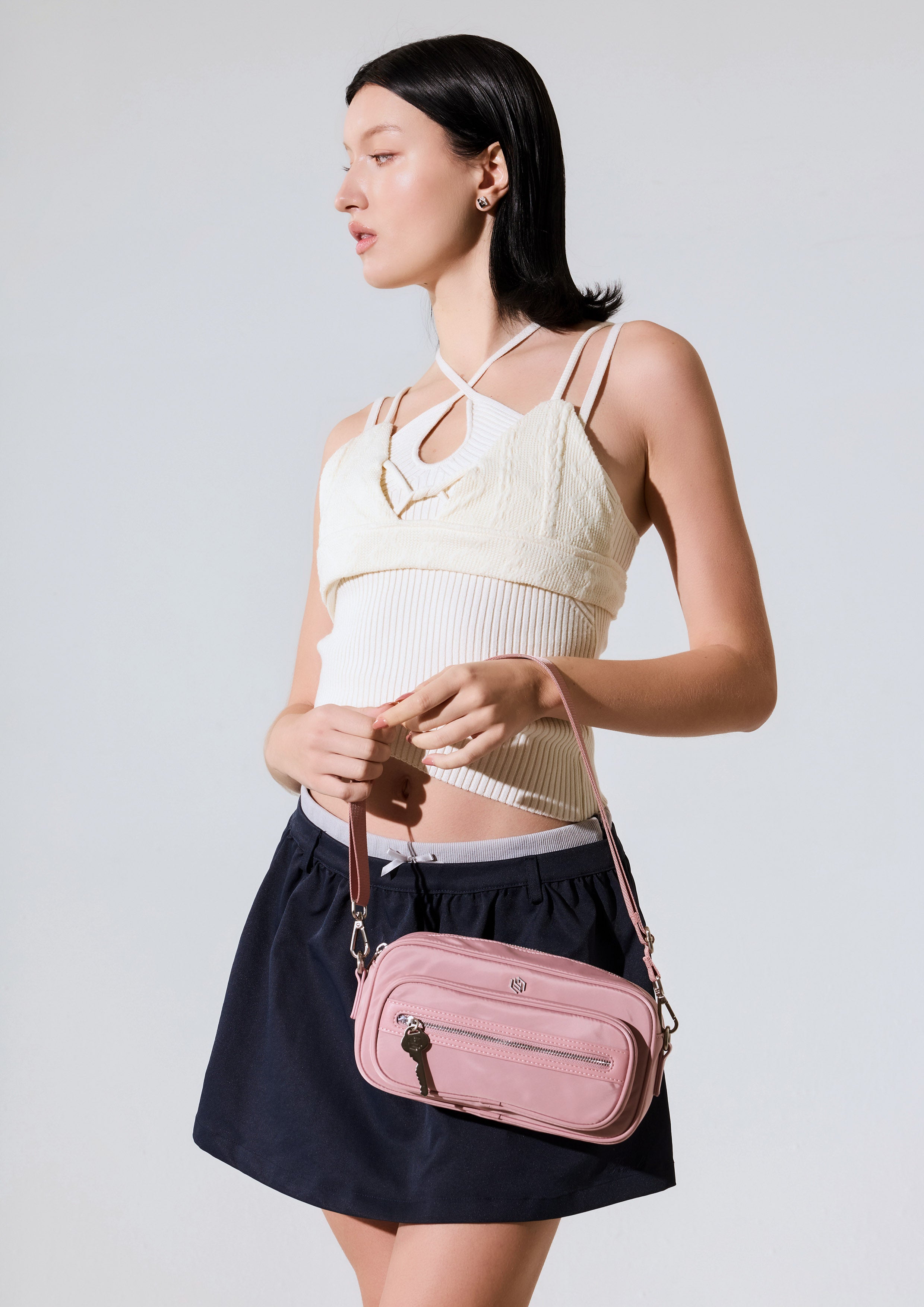 Duncan Shoulder Bag Nude