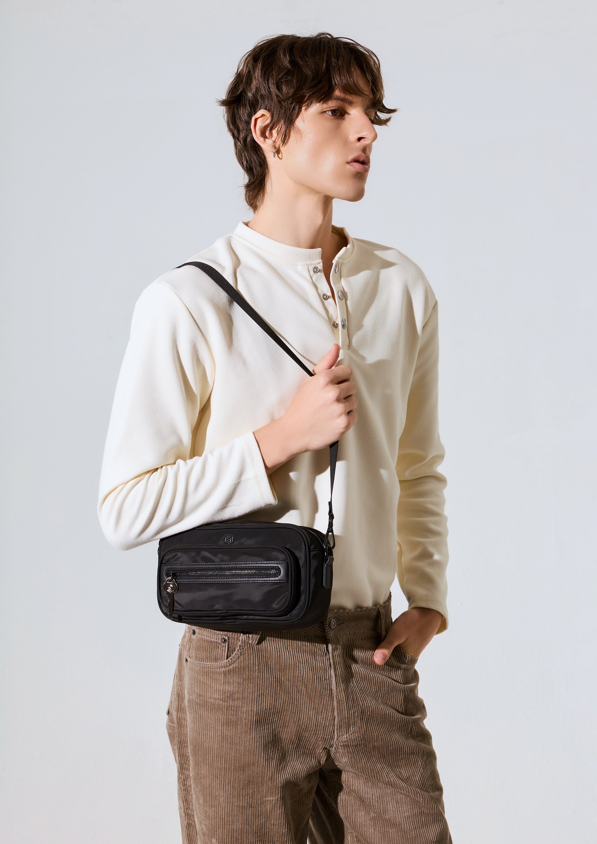 Duncan Shoulder Bag Black