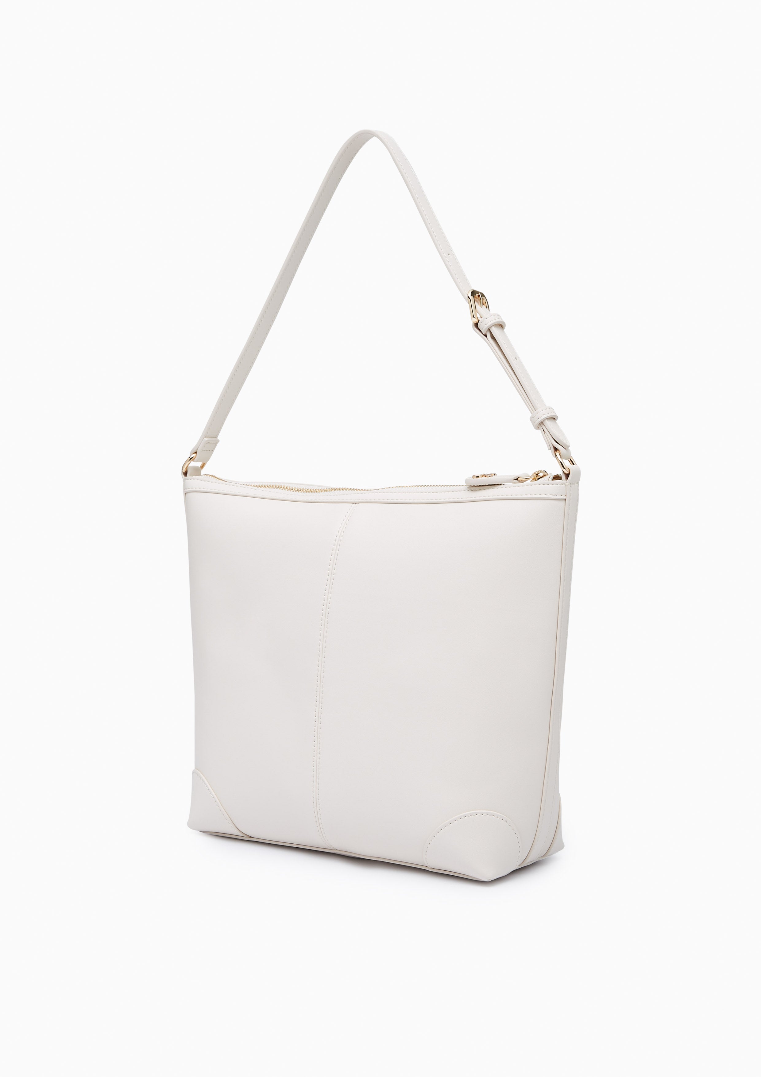Boyfriedns Shoulder Bag Ivory