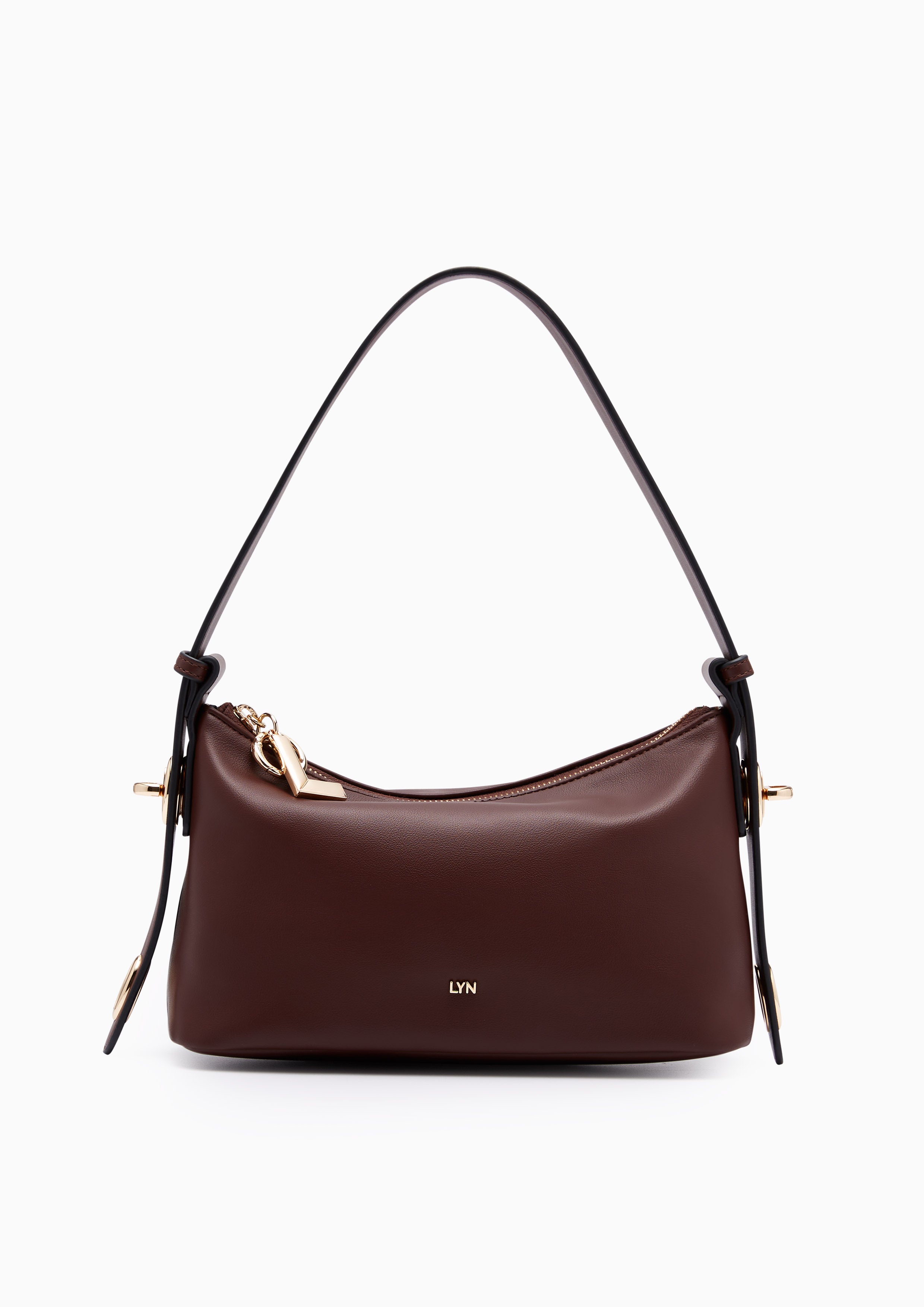 Jardin M Shoulder Bag Dark Brown