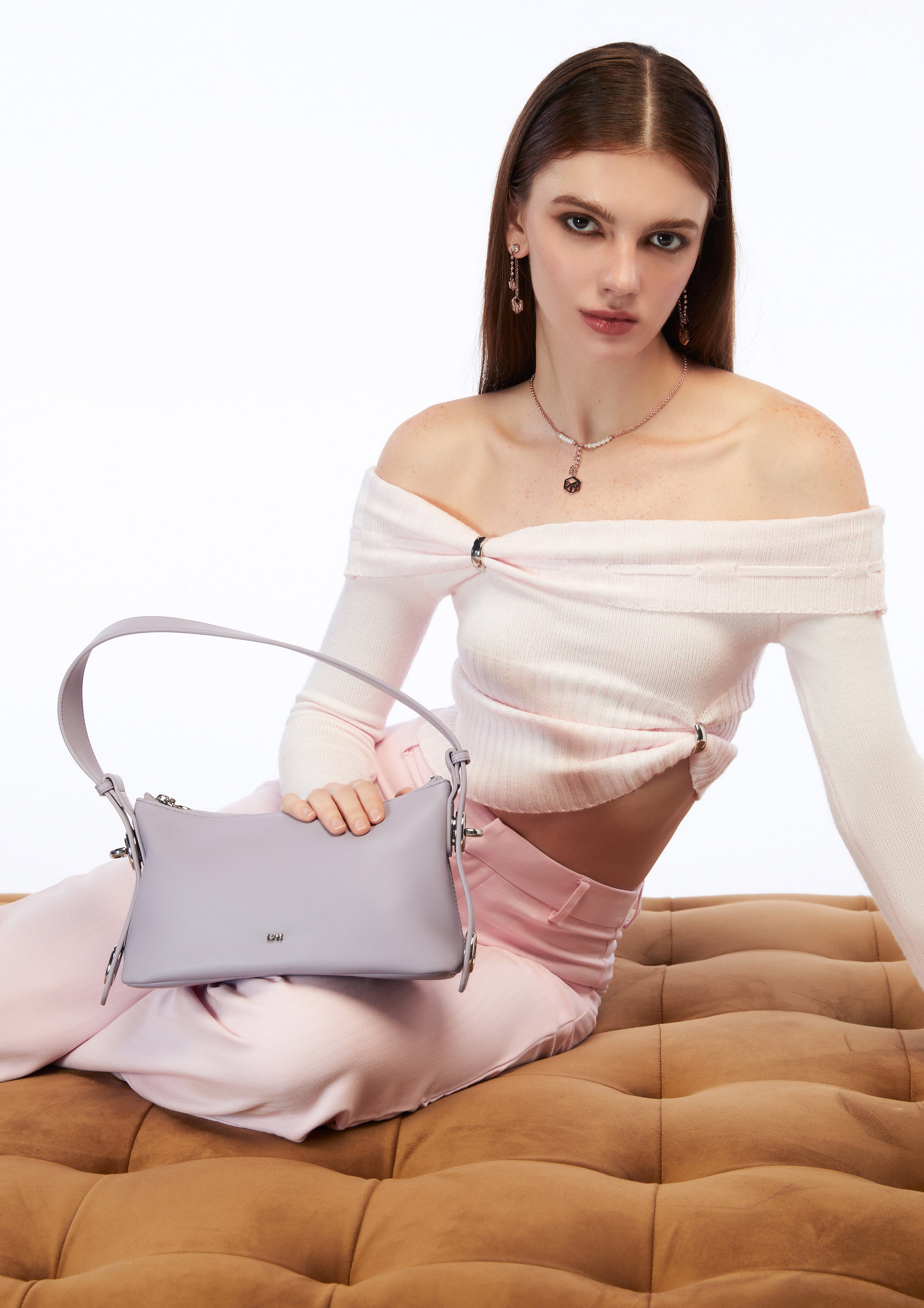 Jardin M Shoulder Bag Purple