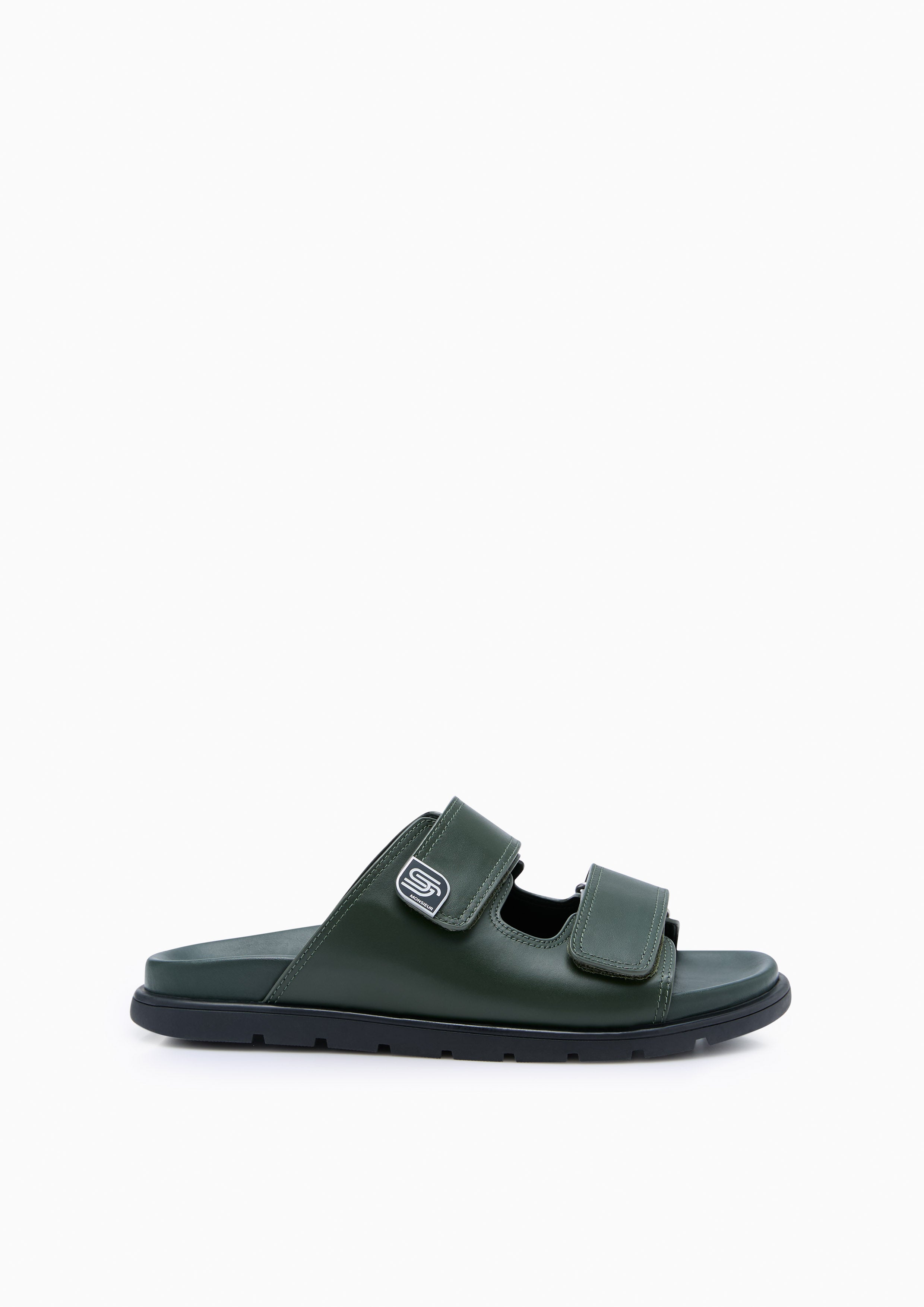 Safar Infinite Slide Sandals Green