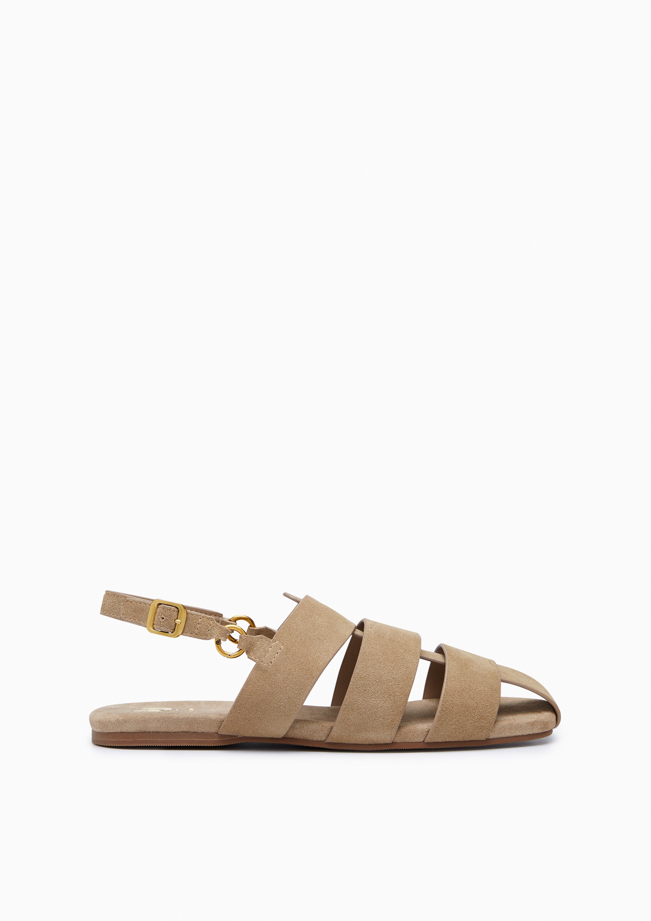 Francisco Infinite Flat Sandals Beige