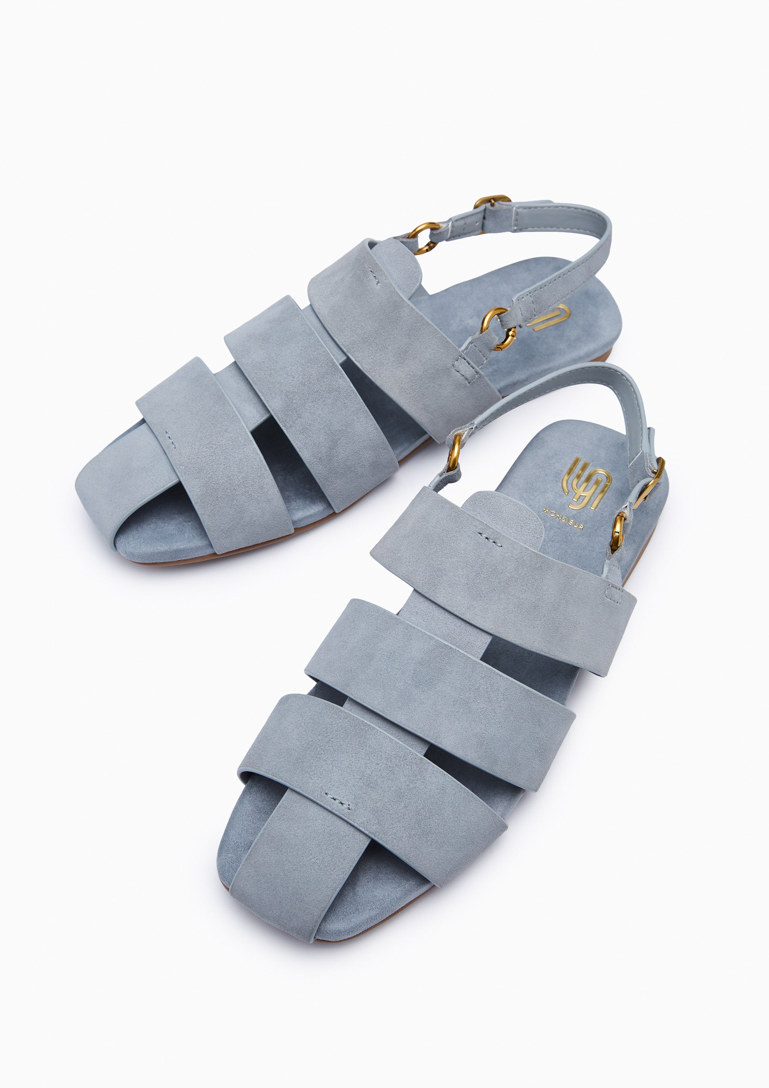 Francisco Infinite Flat Sandals Grey