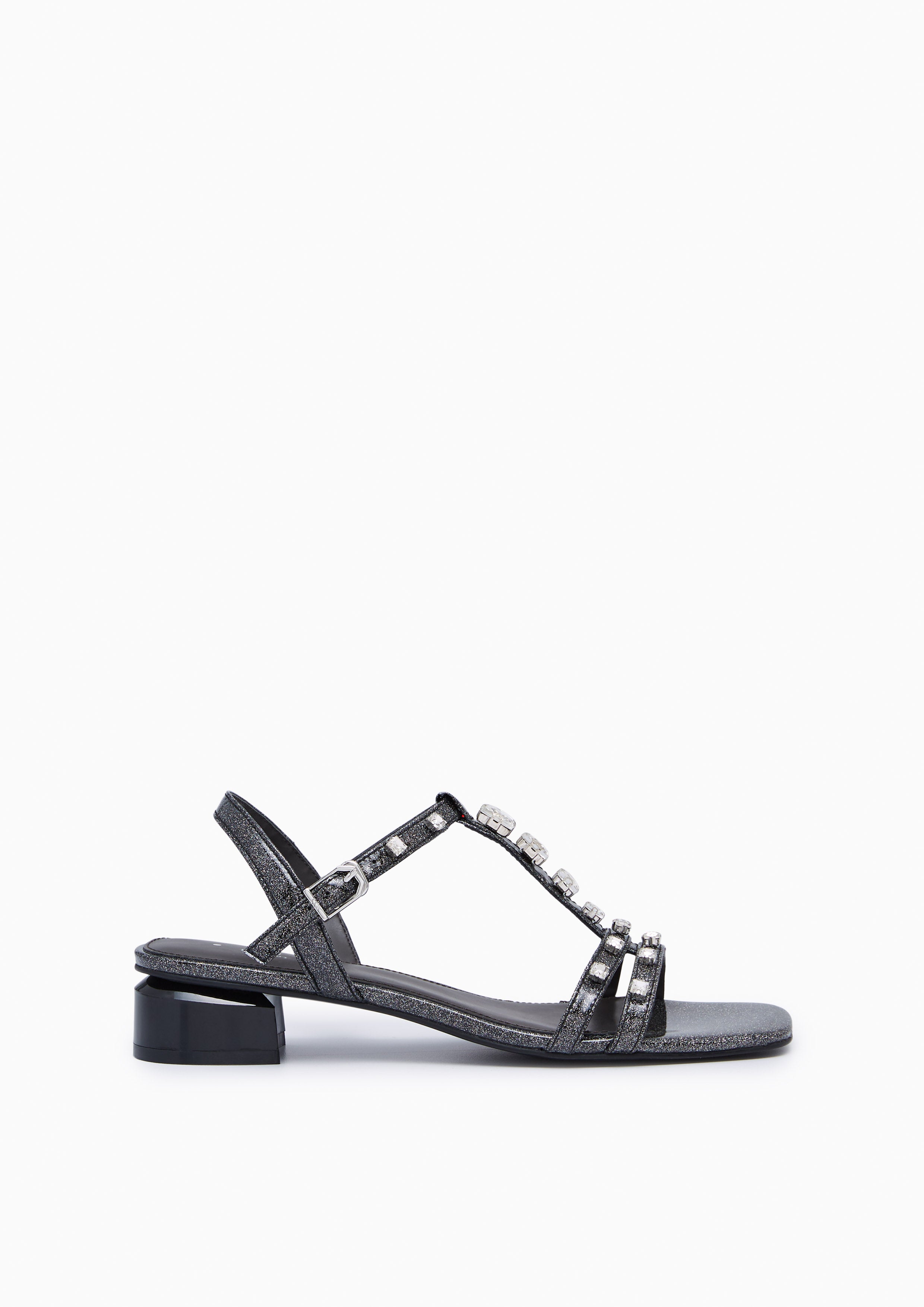Primo Low Heel Sandals Black