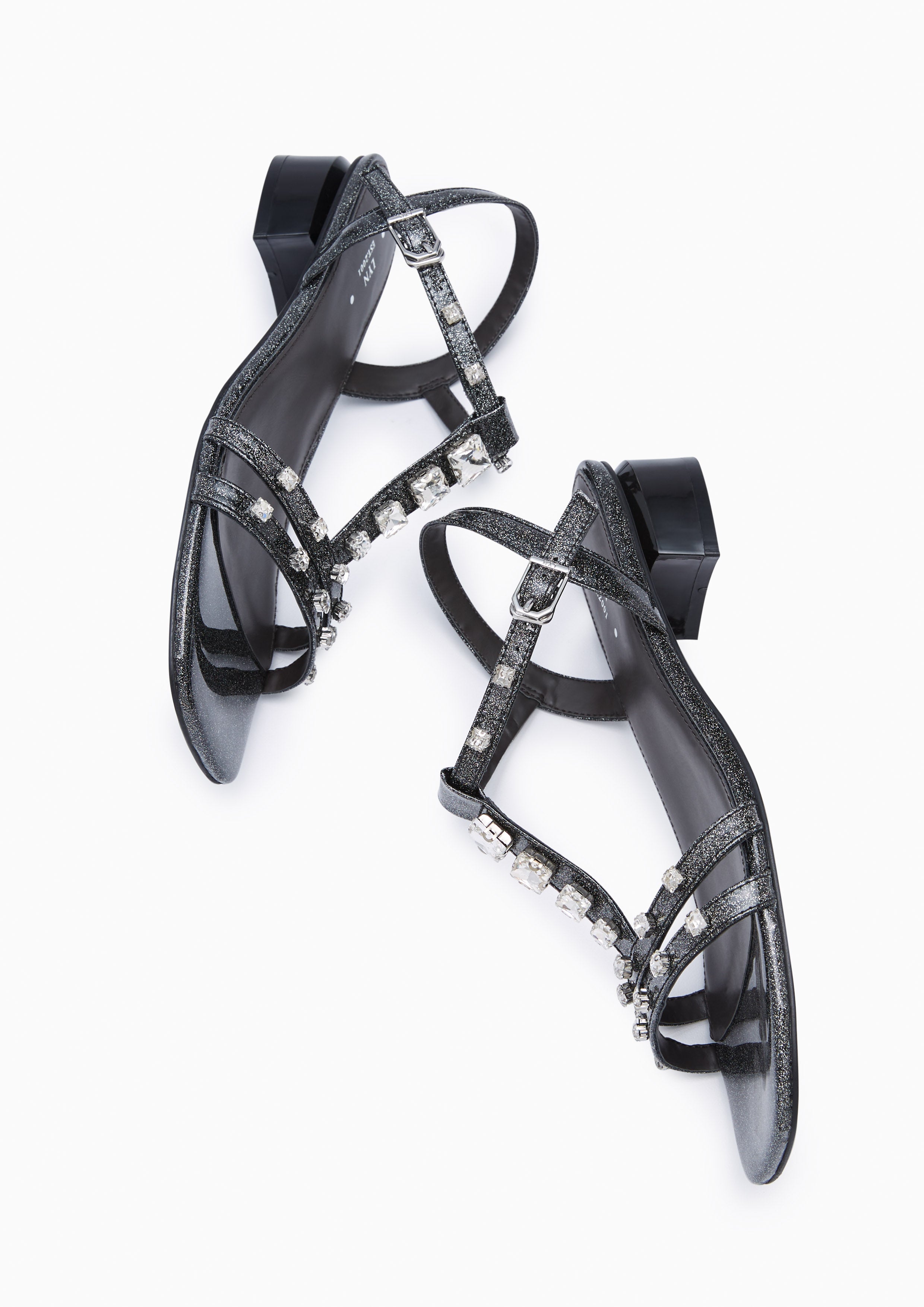 Primo Low Heel Sandals Black