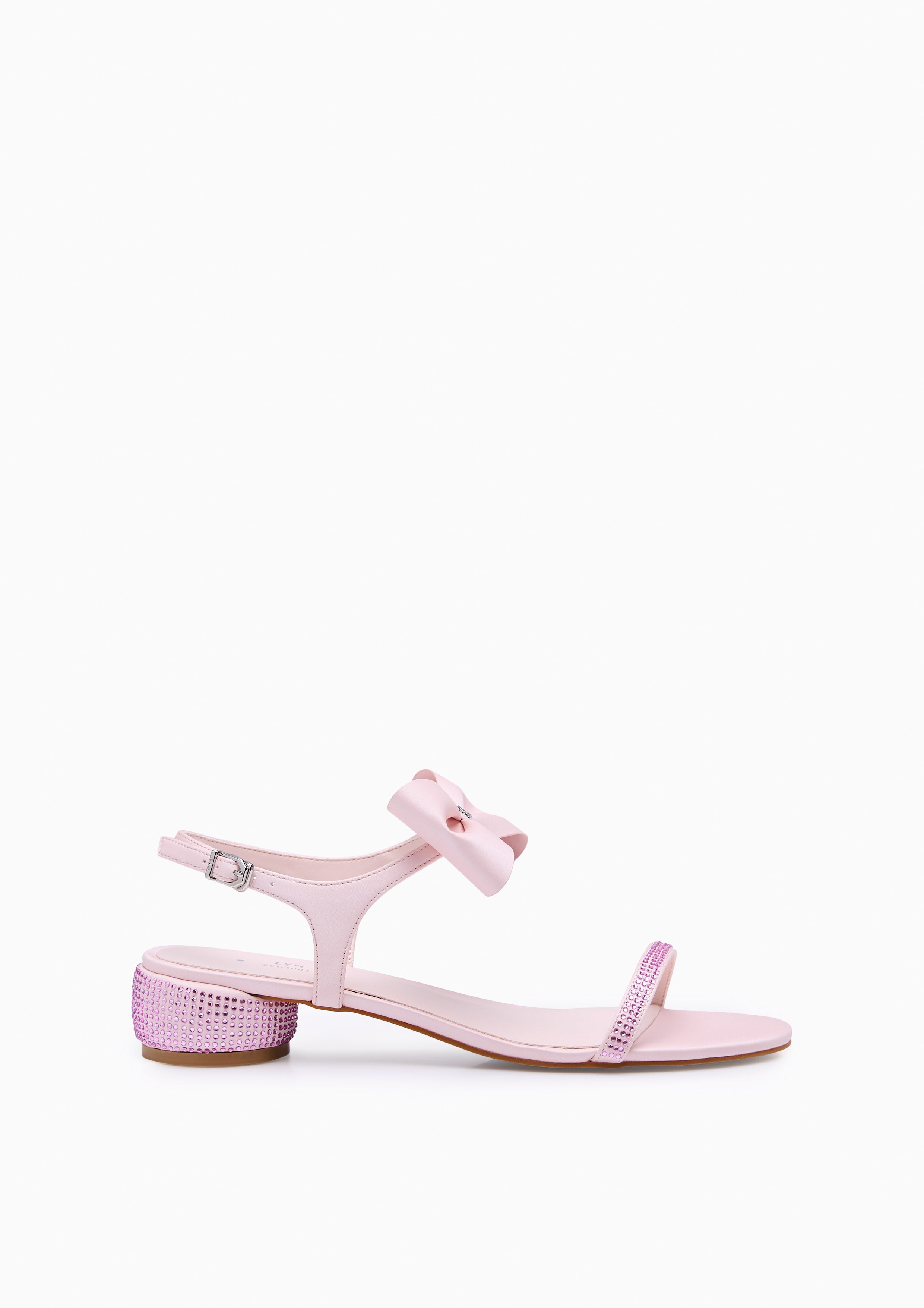 Lulana Mid Heel Sandals Light Pink