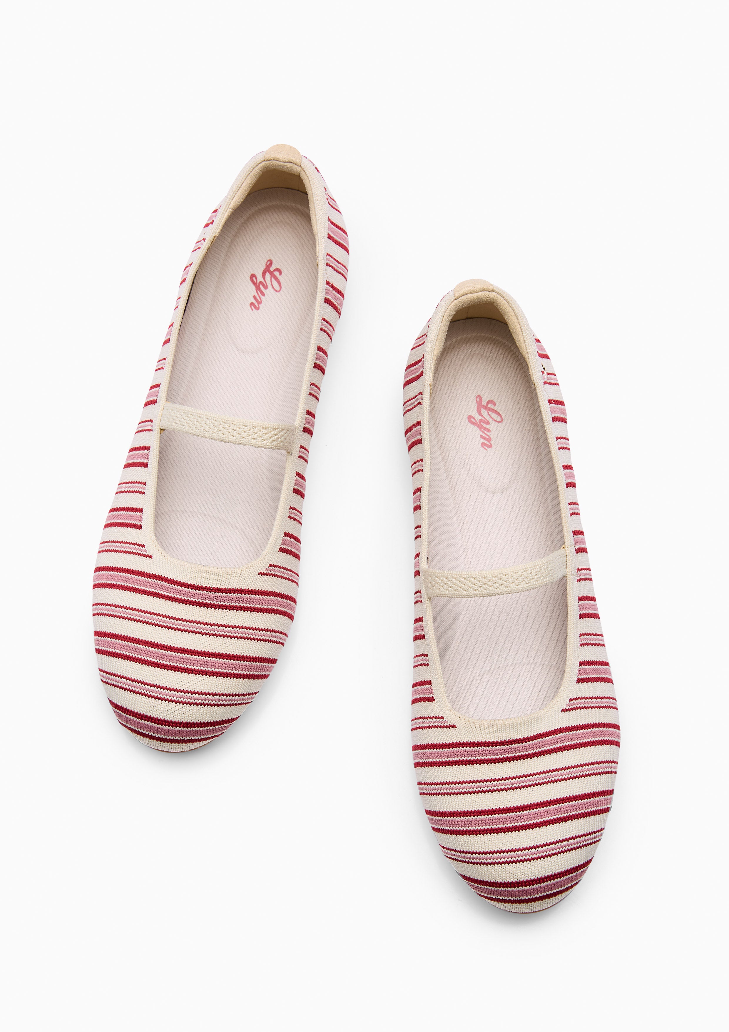 Gloria Mary Jane Flats Red