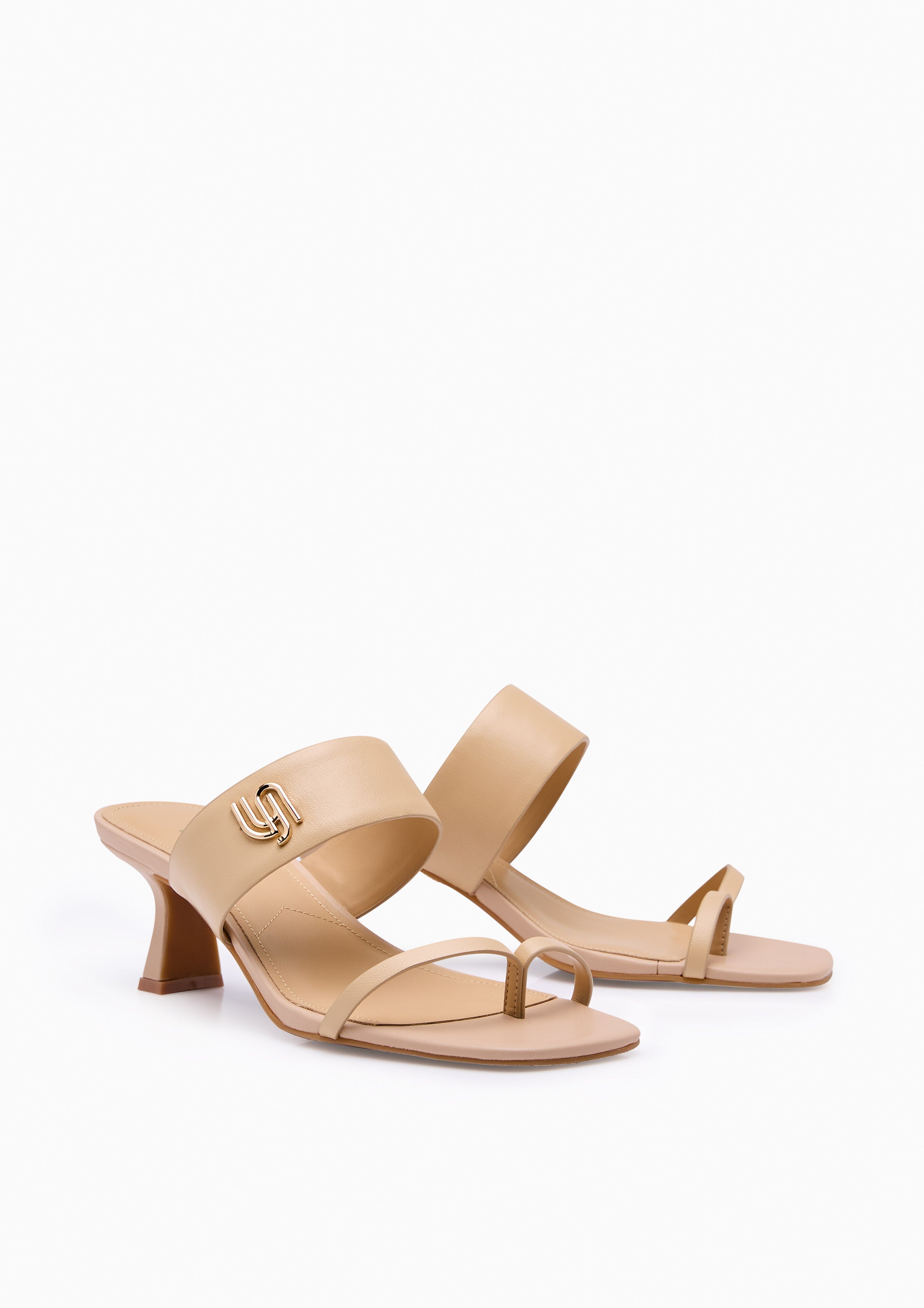 Moonlight Infinite Heeled Sandals Beige