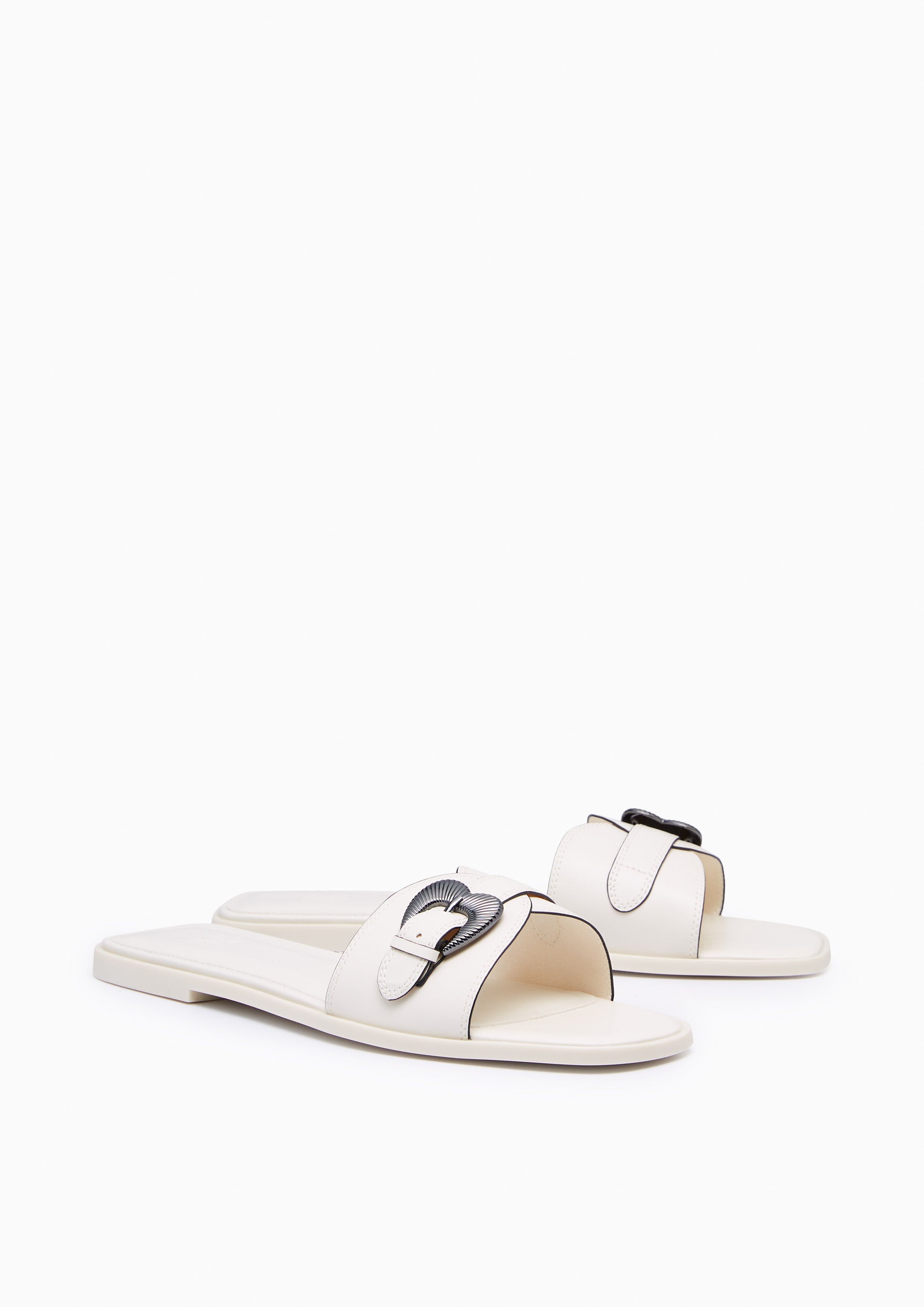 Hora Slide Sandals Off-White