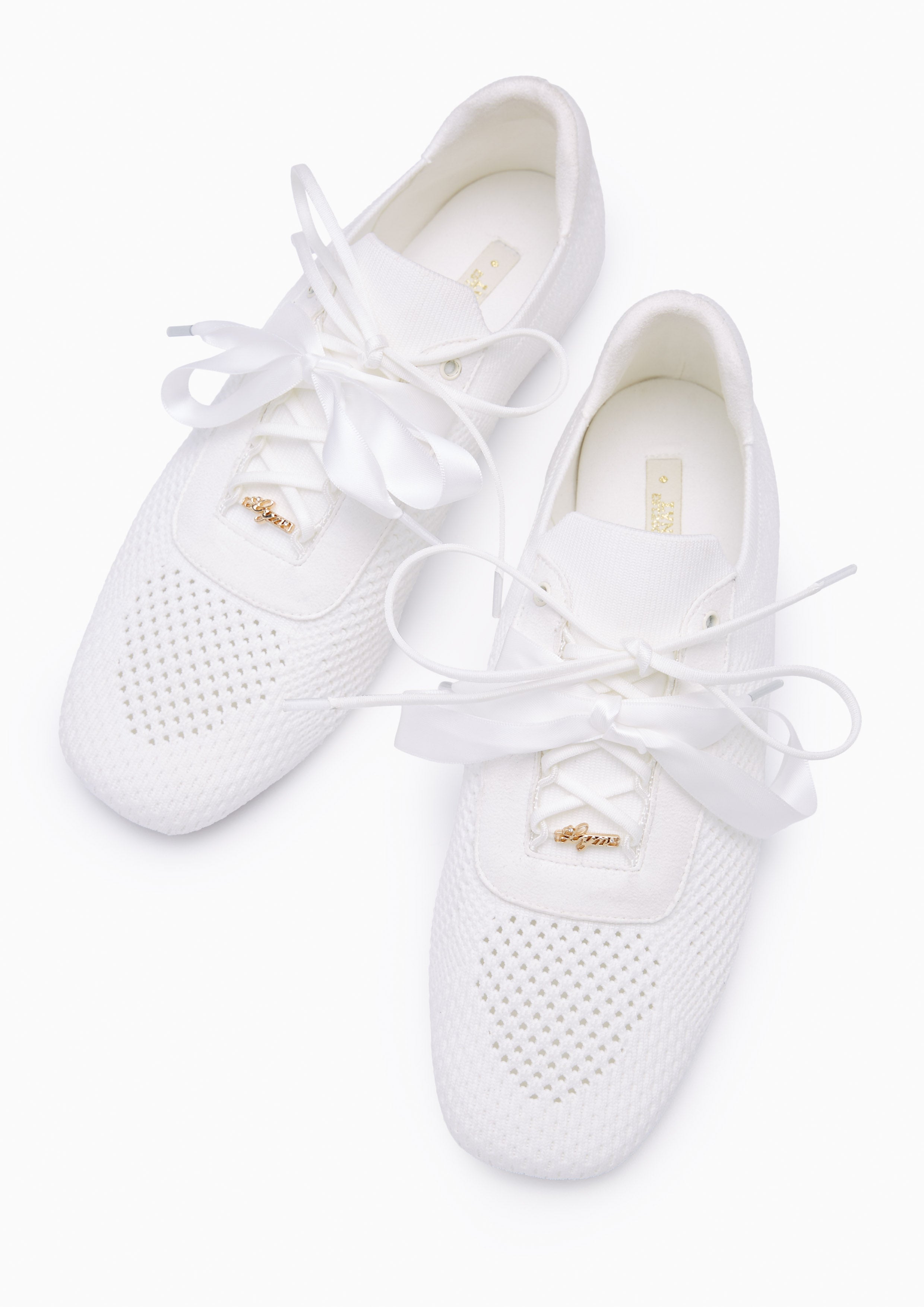 Kalani Knit Sneakers Off-White