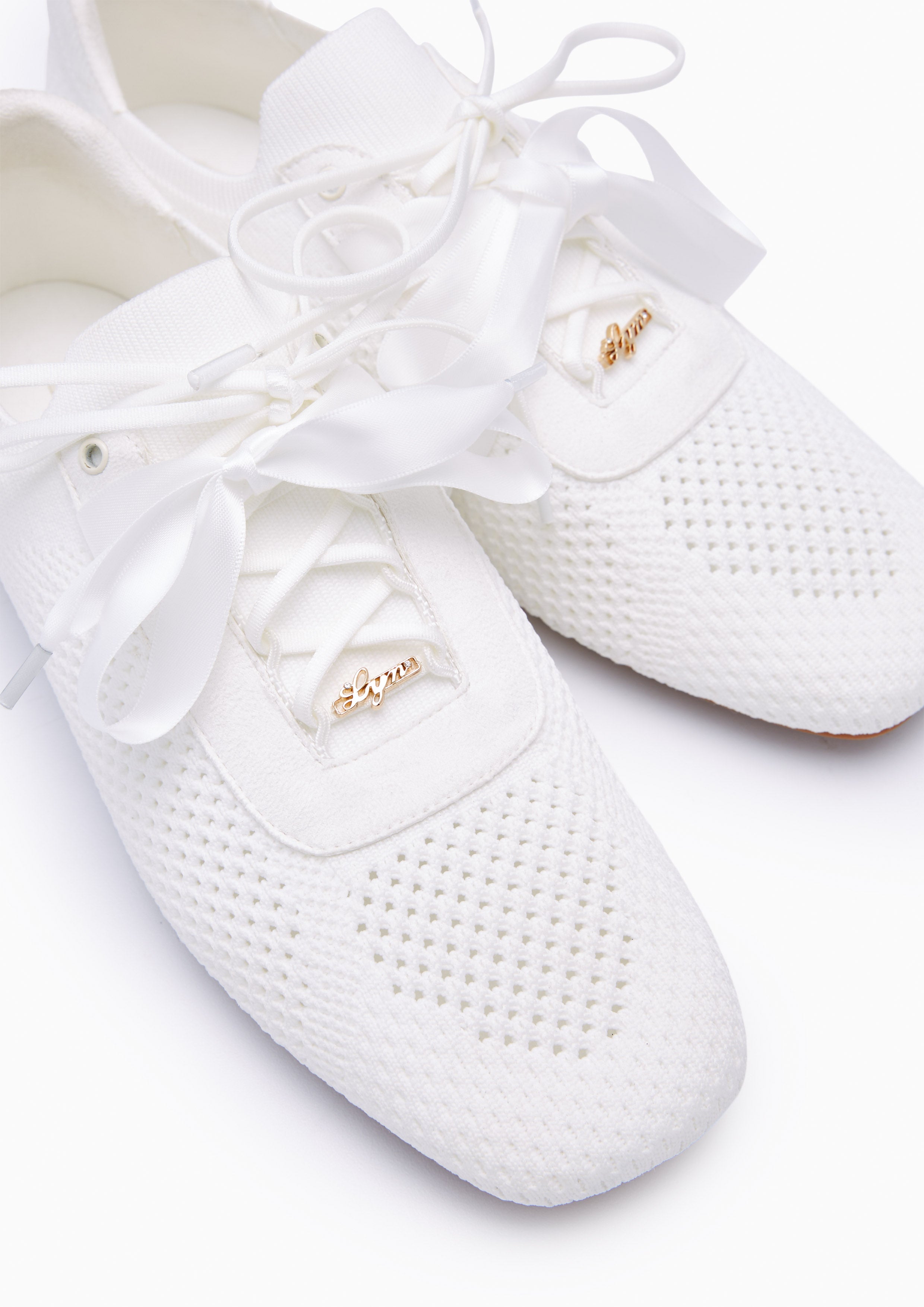 Kalani Knit Sneakers Off-White