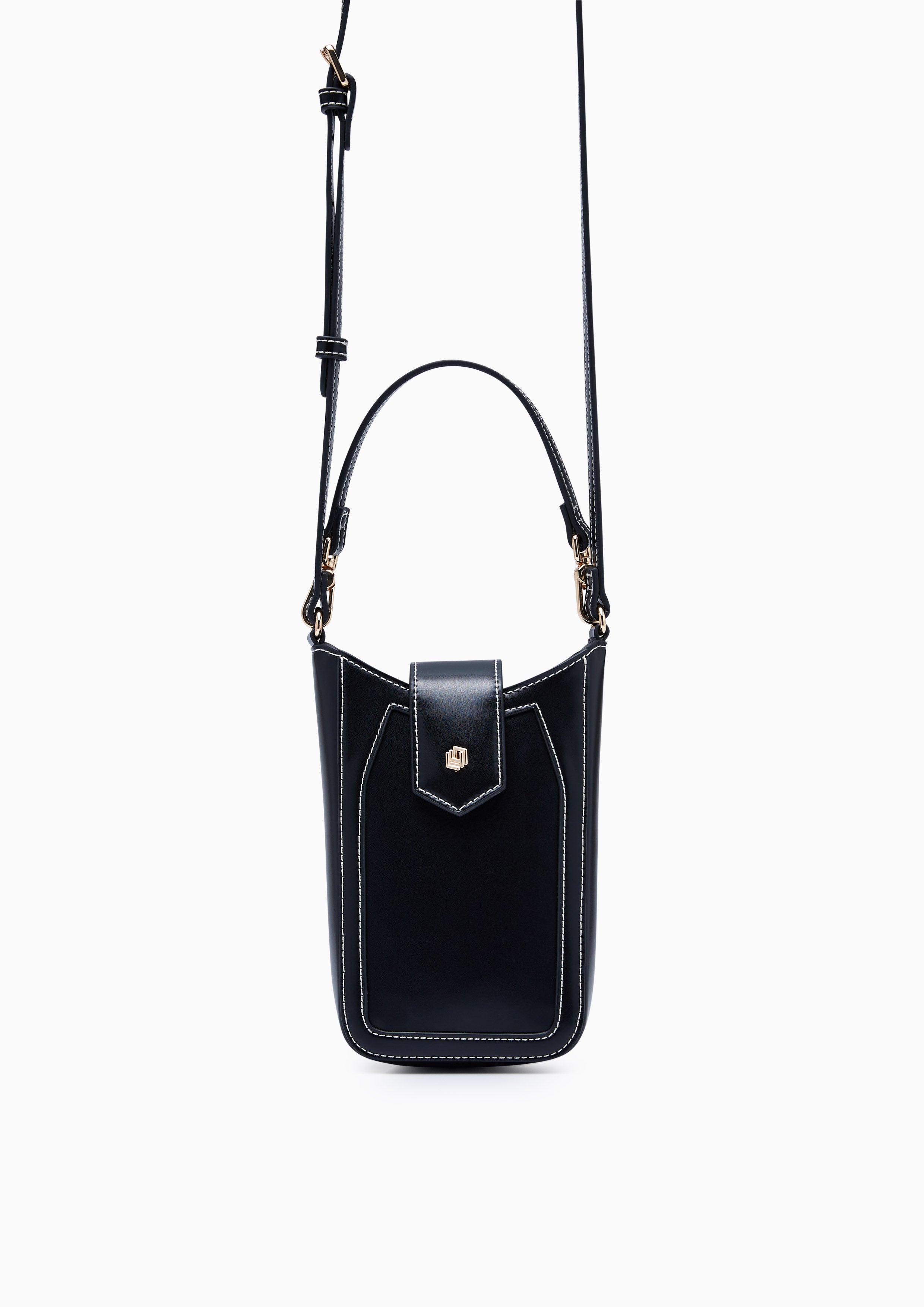 Gem Mobile Crossbody Pouch Black