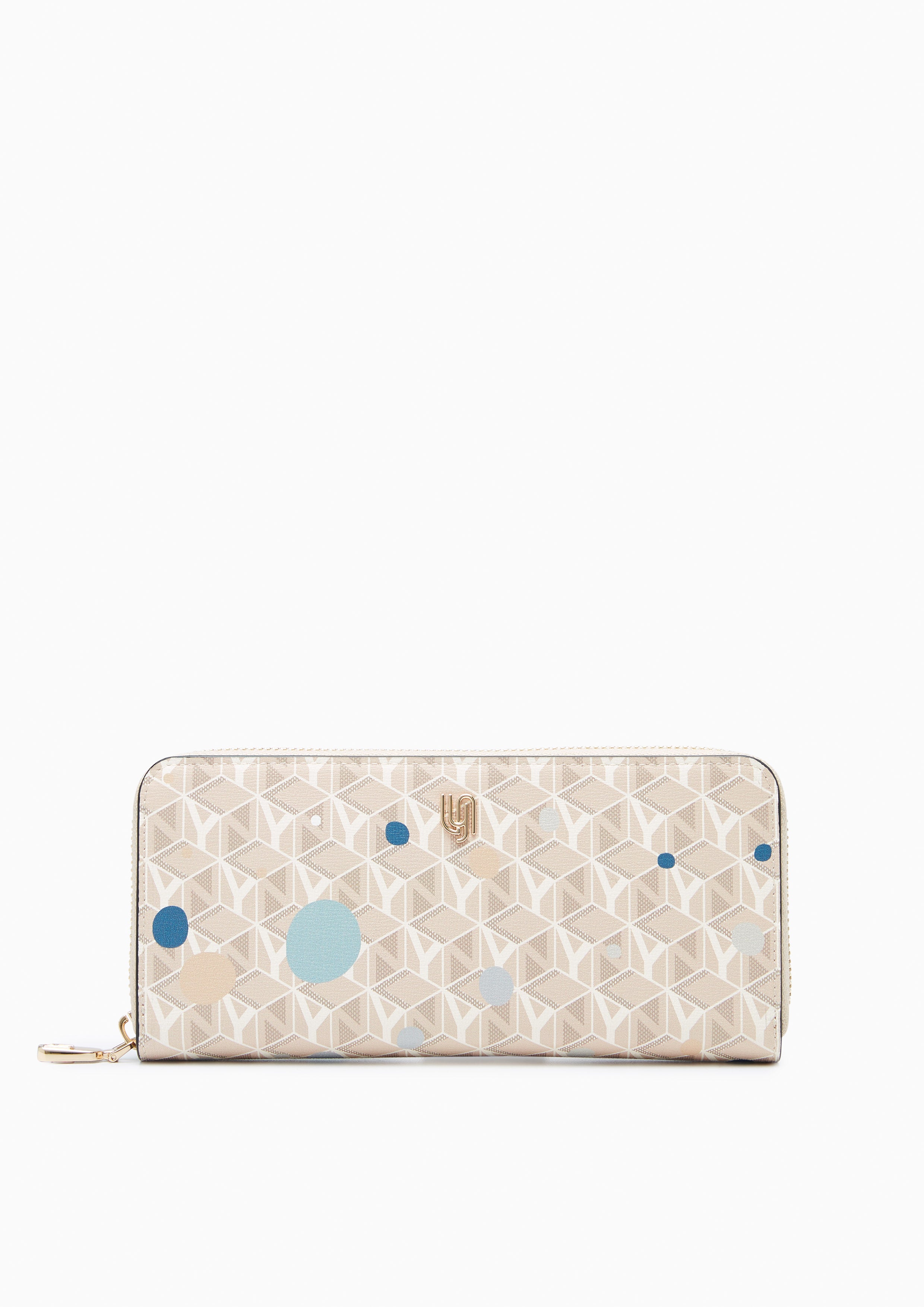 Nova Infinite Long Wallet Printed Beige