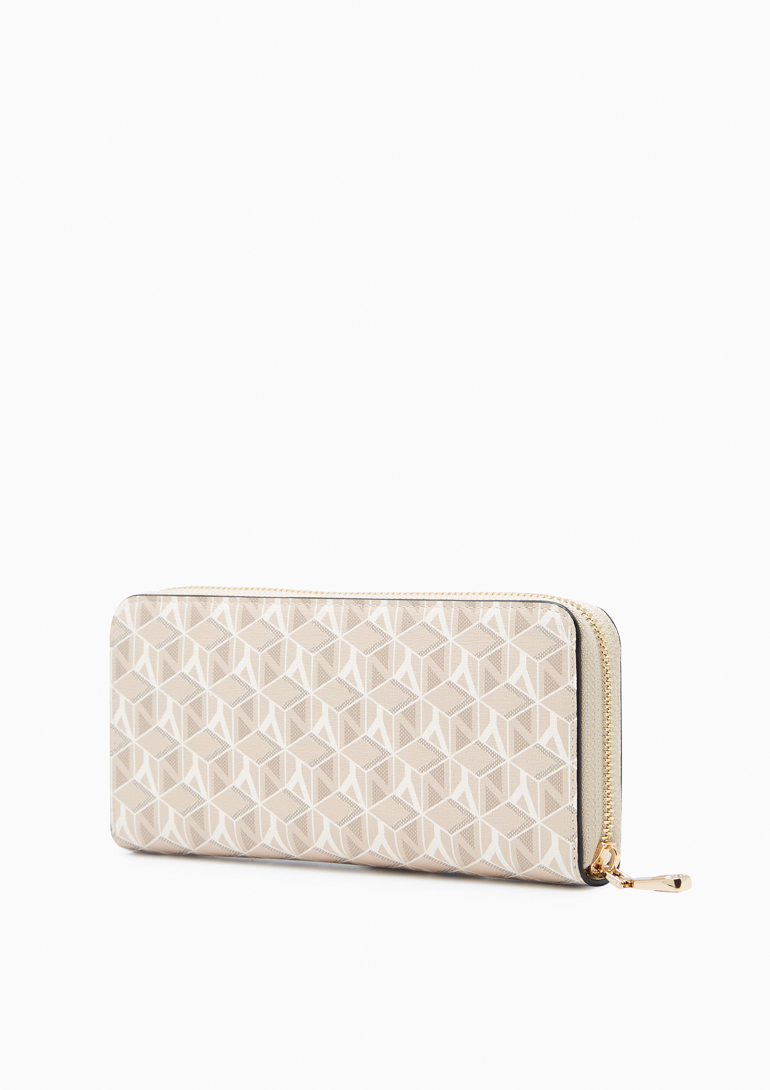 Nova Infinite Long Wallet Printed Beige