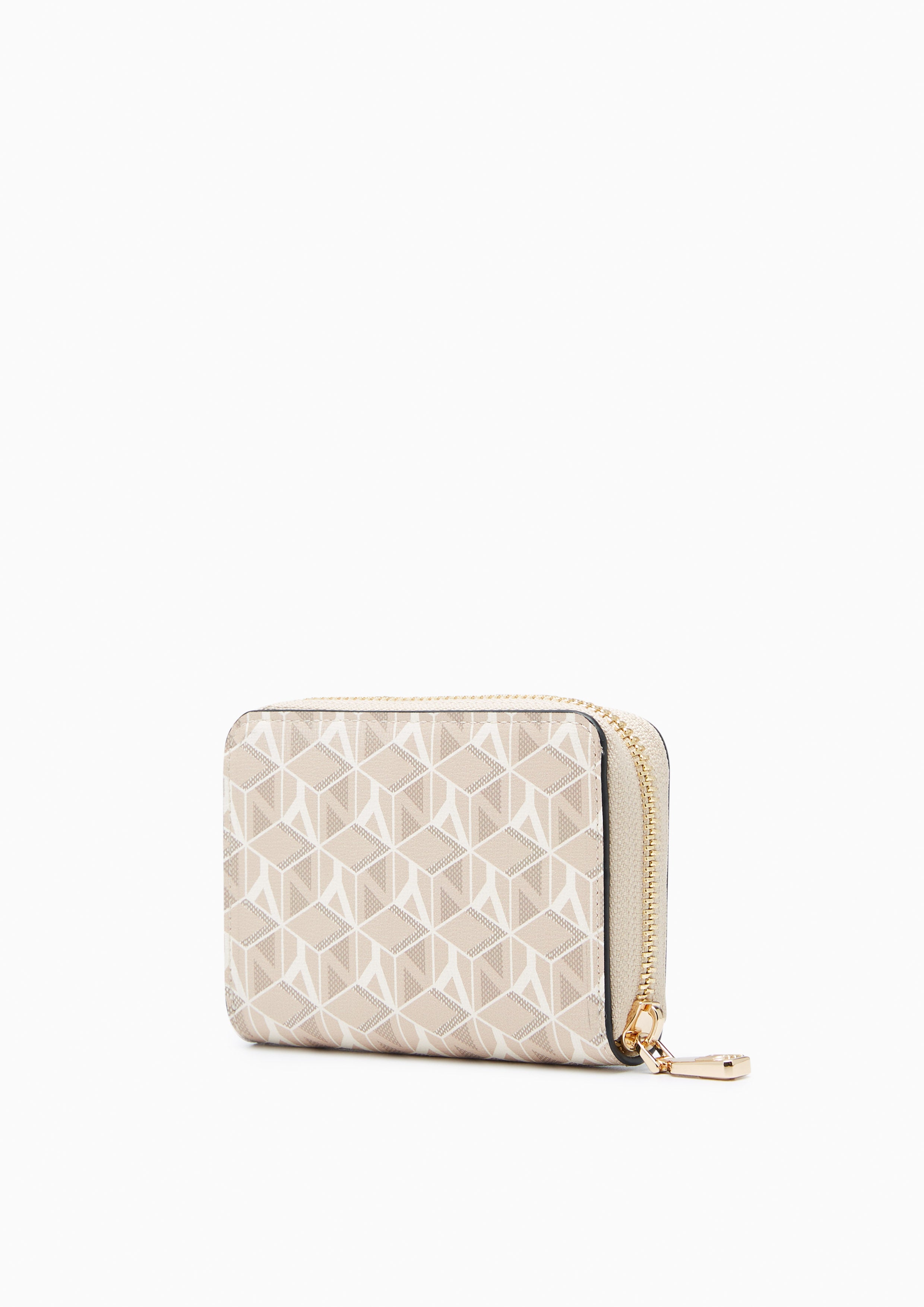 Nova Infinite Short Wallet Printed Beige