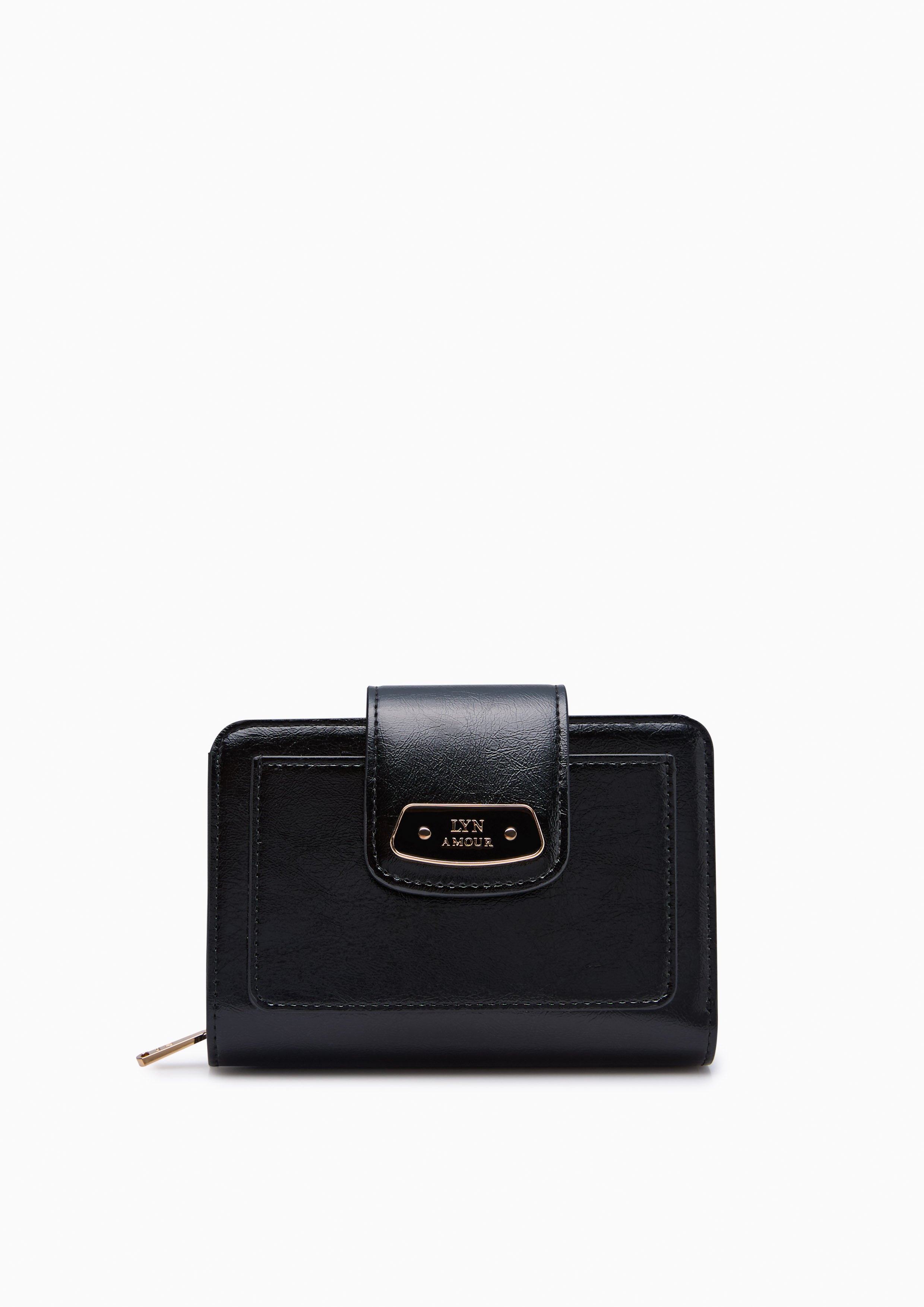 Renny Short Wallet Black