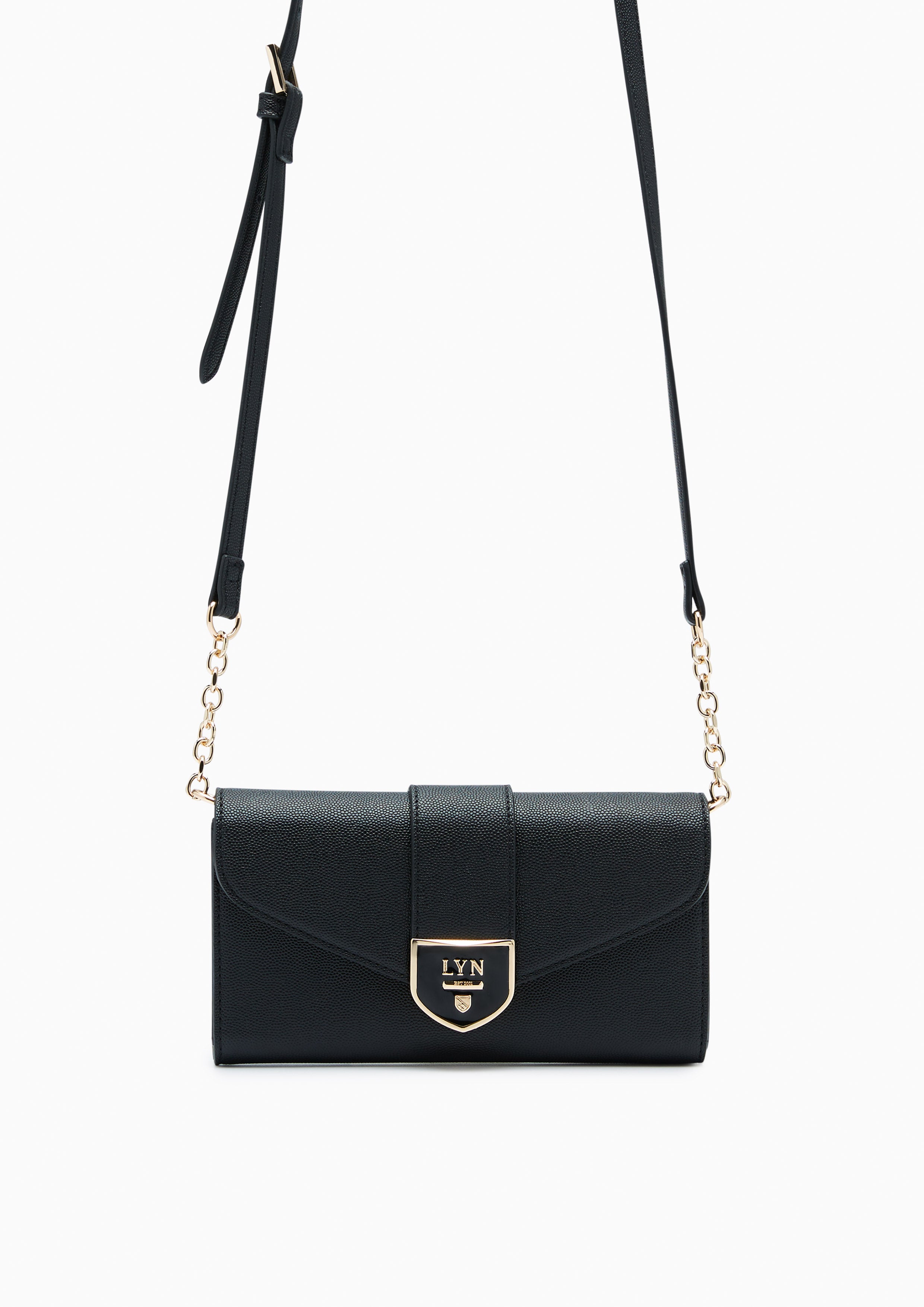 Re-Edit Casia Long Wallet On Chain Black