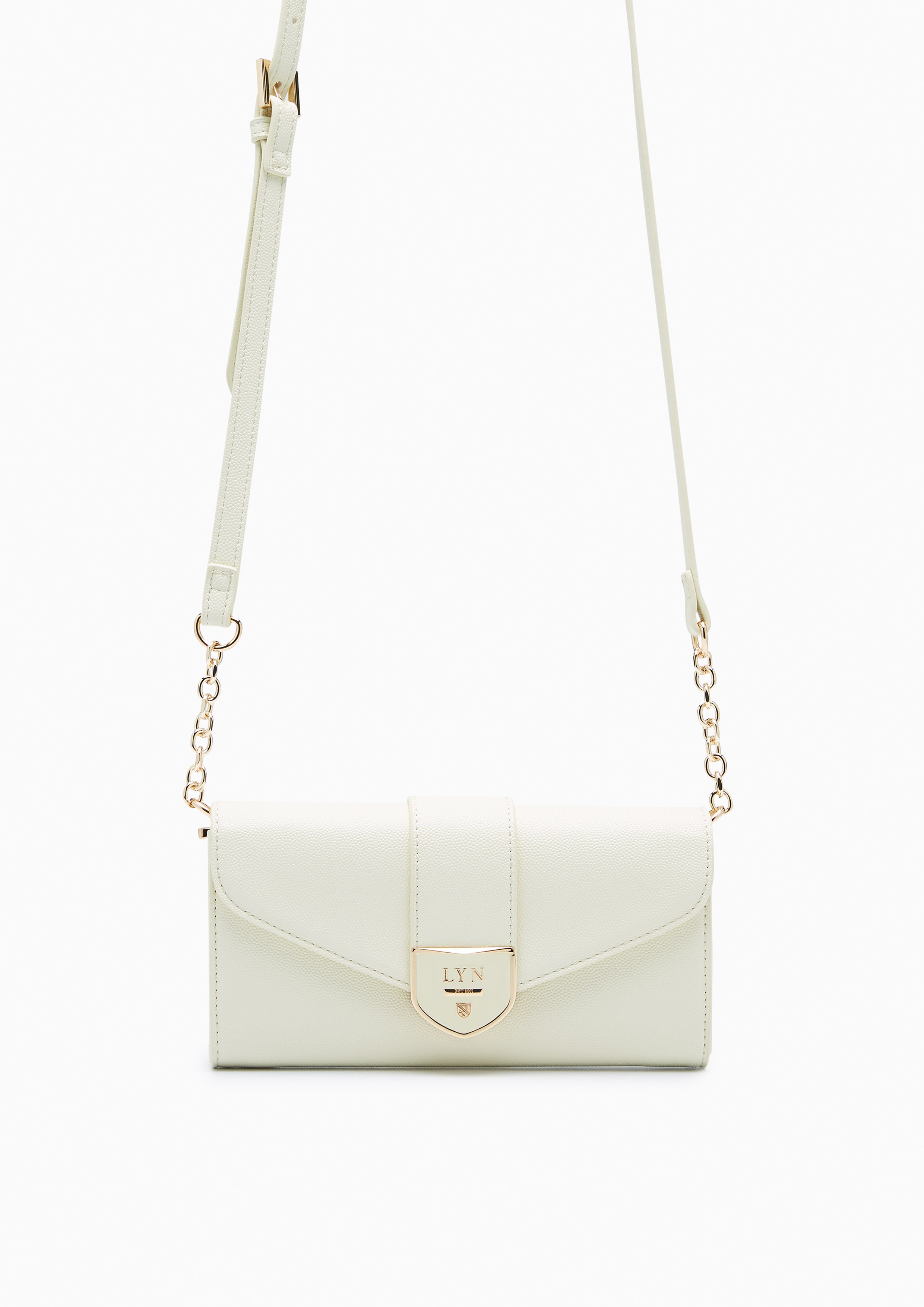 Re-Edit Casia Long Wallet On Chain Ivory