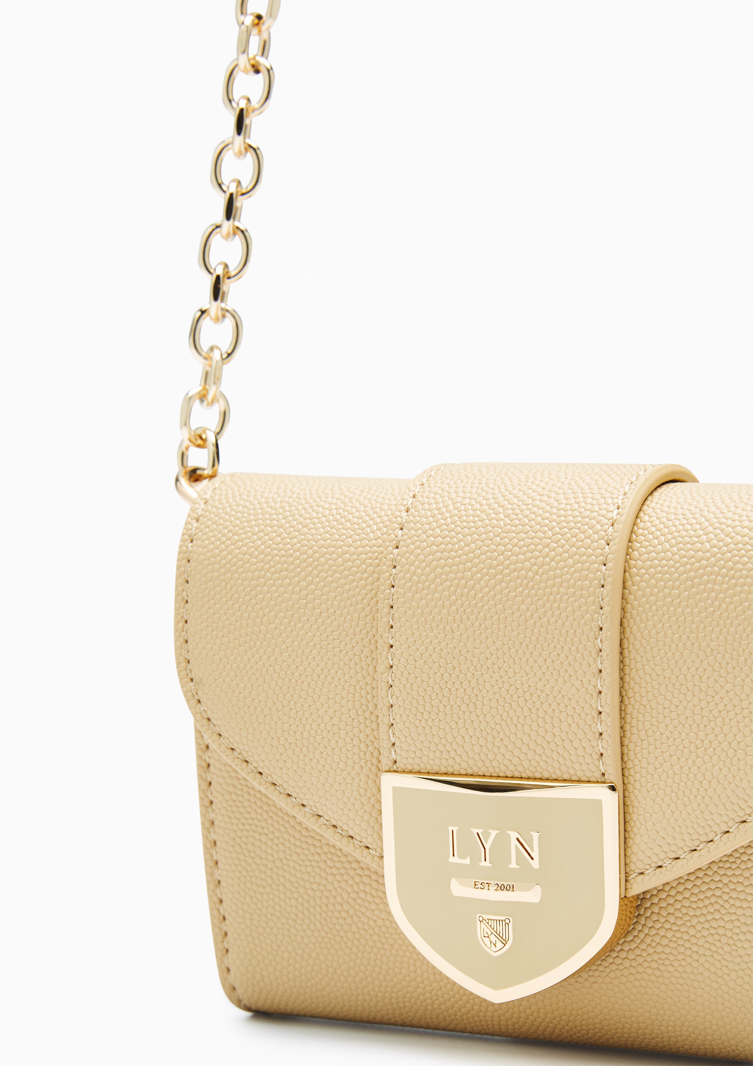 Re-Edit Casia Short Wallet On Chain Beige