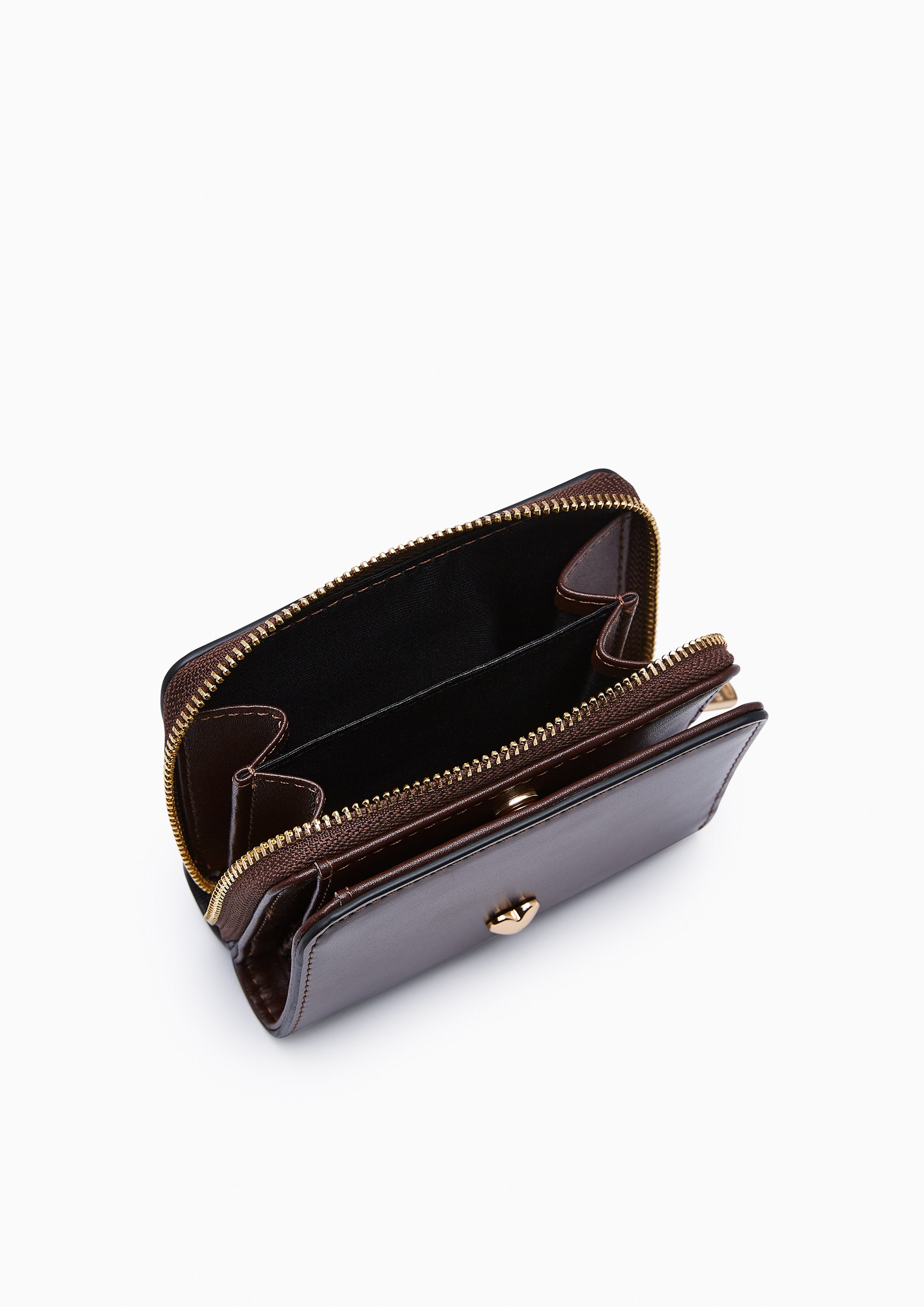 Esme Short Wallet Dark Brown