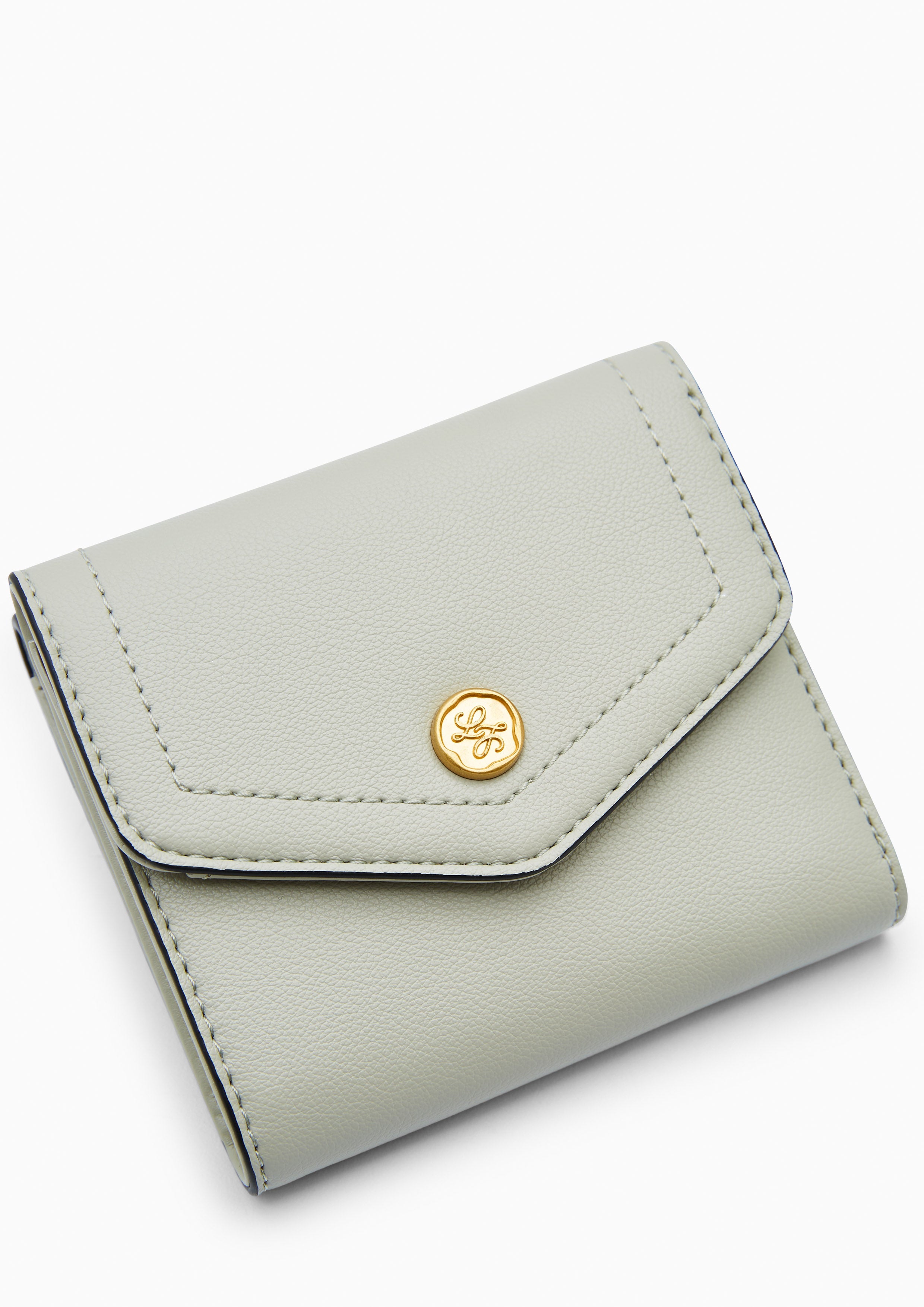 Atelier Short Flap Wallet Grey