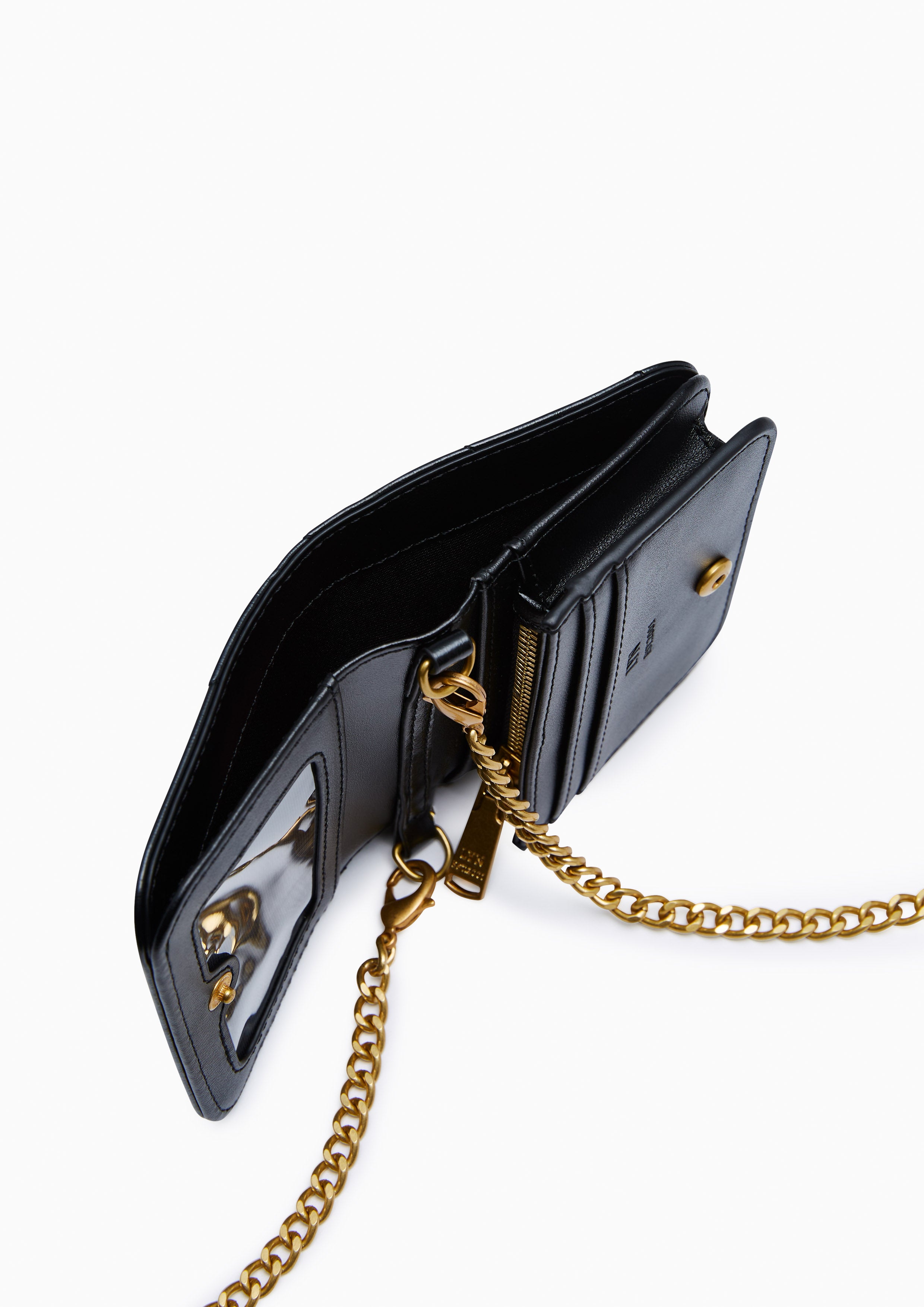 Starita Short Wallet On Chain Black