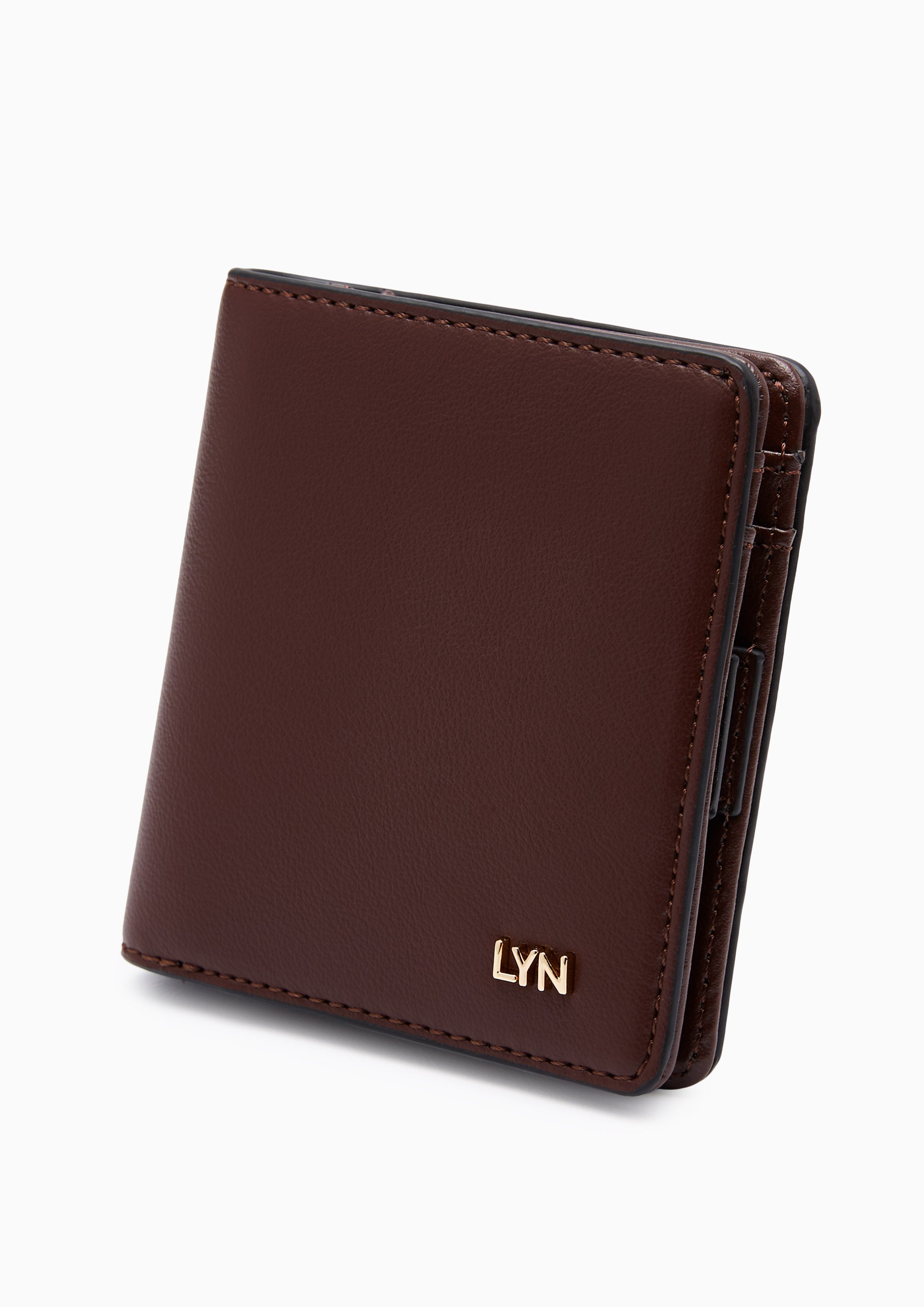 Jardin Compact Wallet Dark Brown