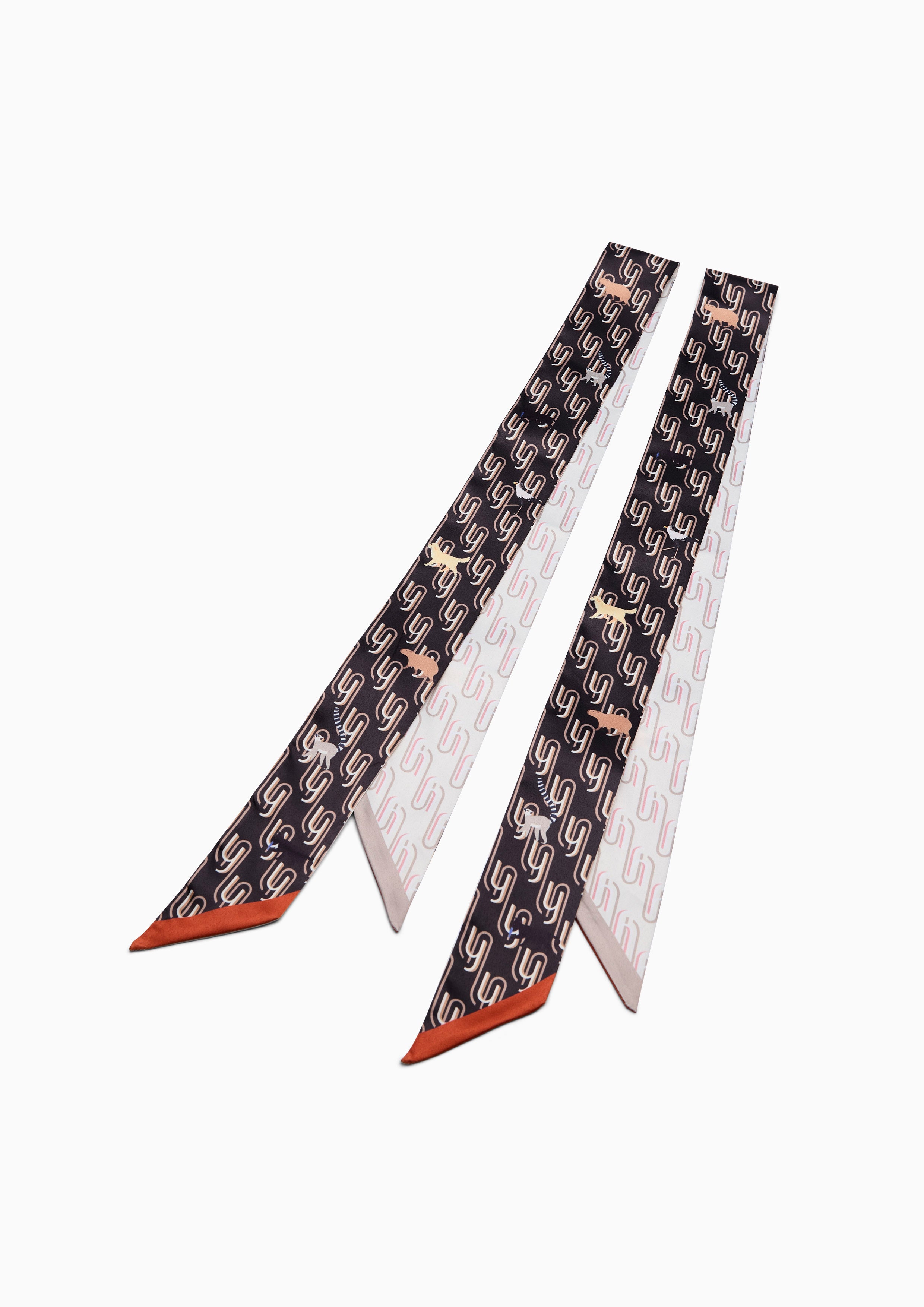 Ami Infiniteinite Twilly Scarf Black