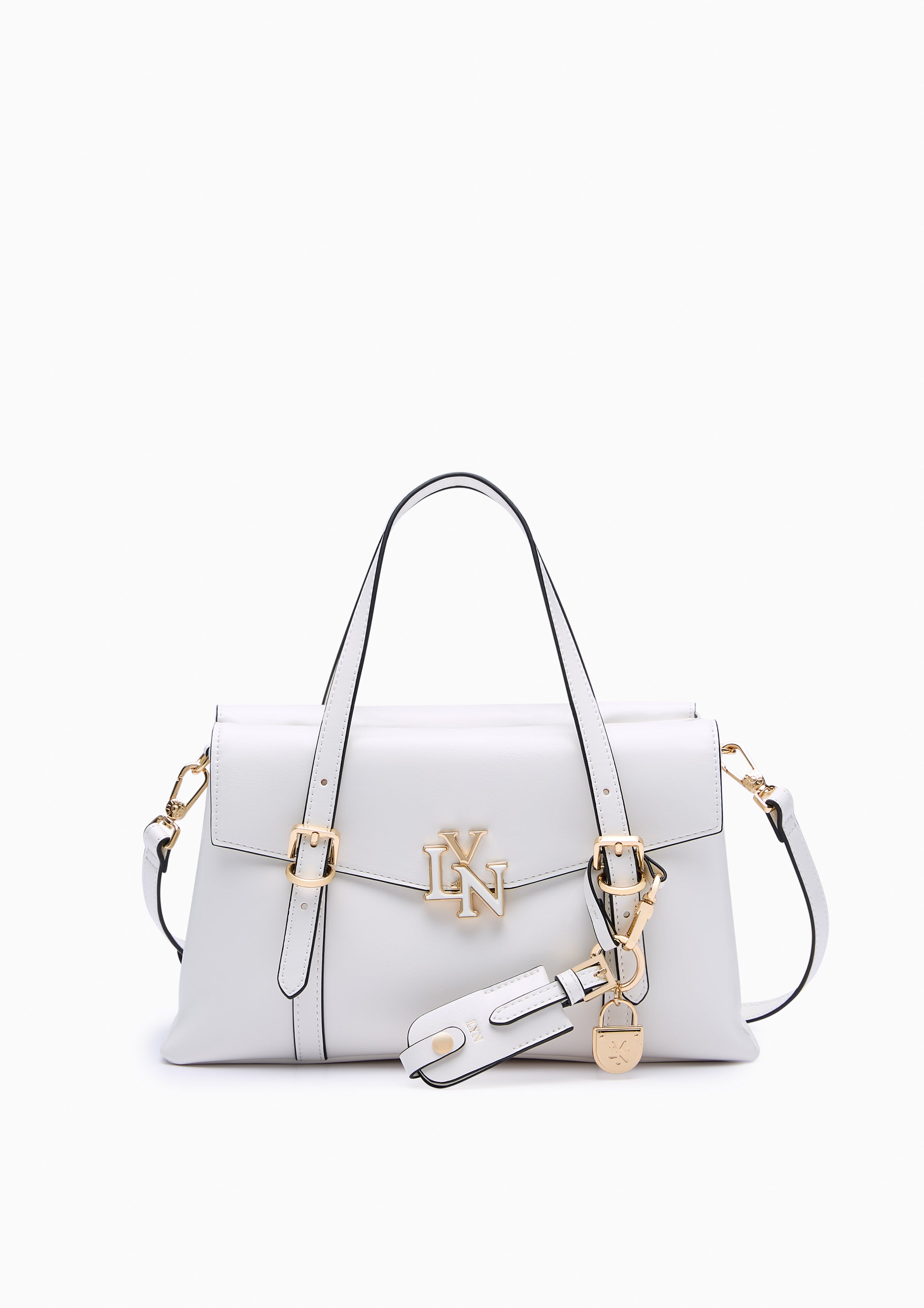 Lenae M Top Handle Bag Ivory