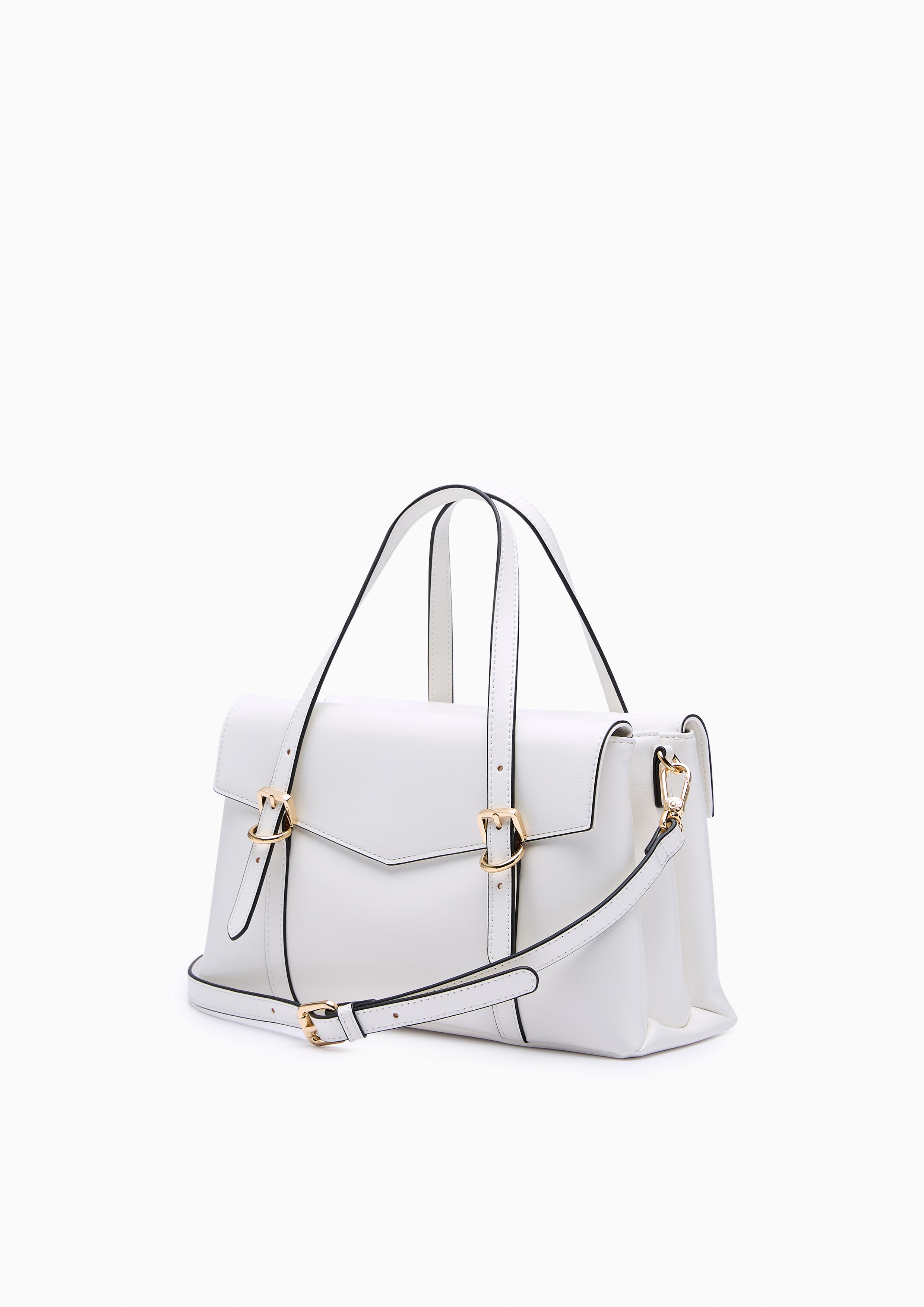 Lenae M Top Handle Bag Ivory