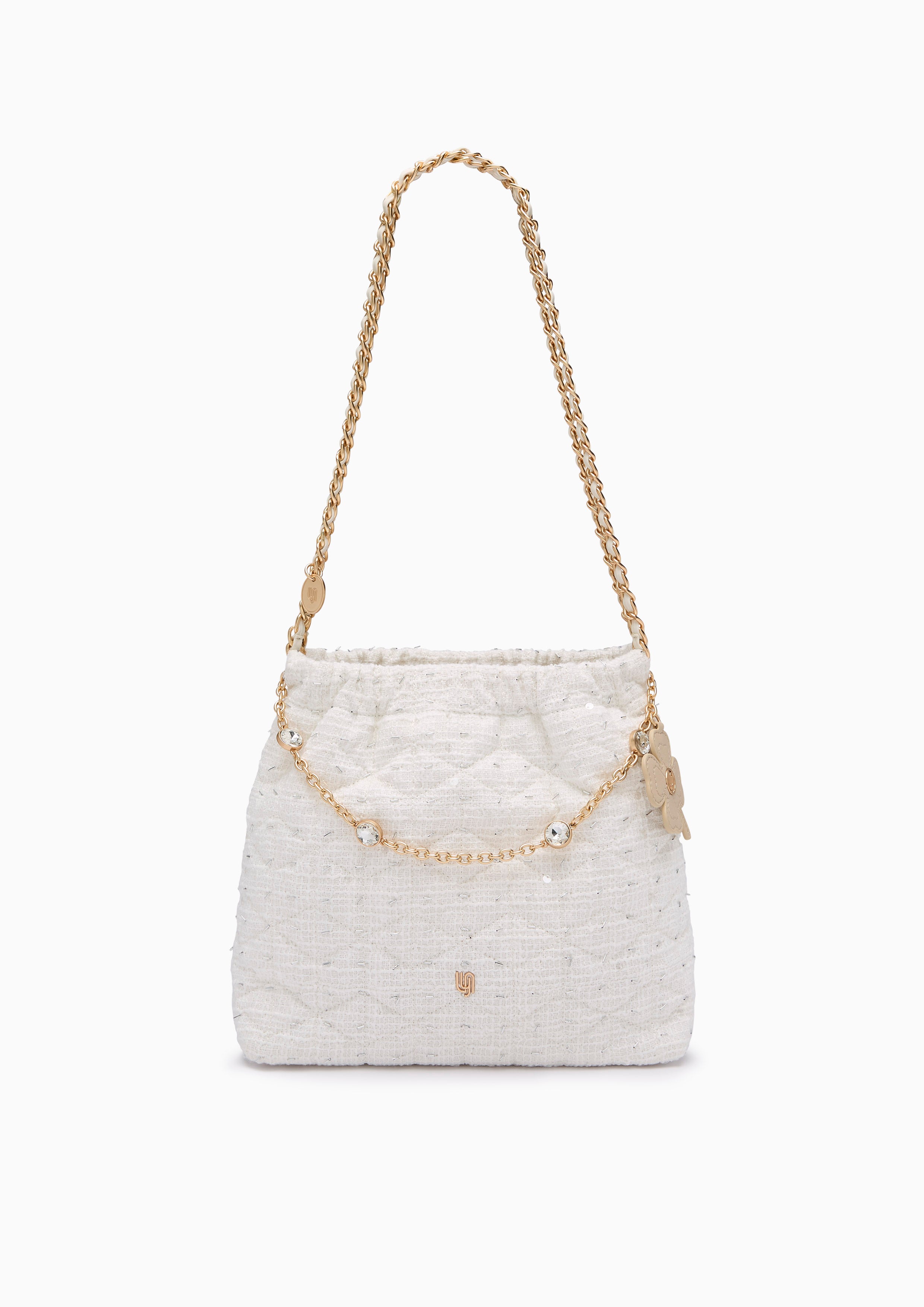 Mallory Infinite L Shoulder Bag White