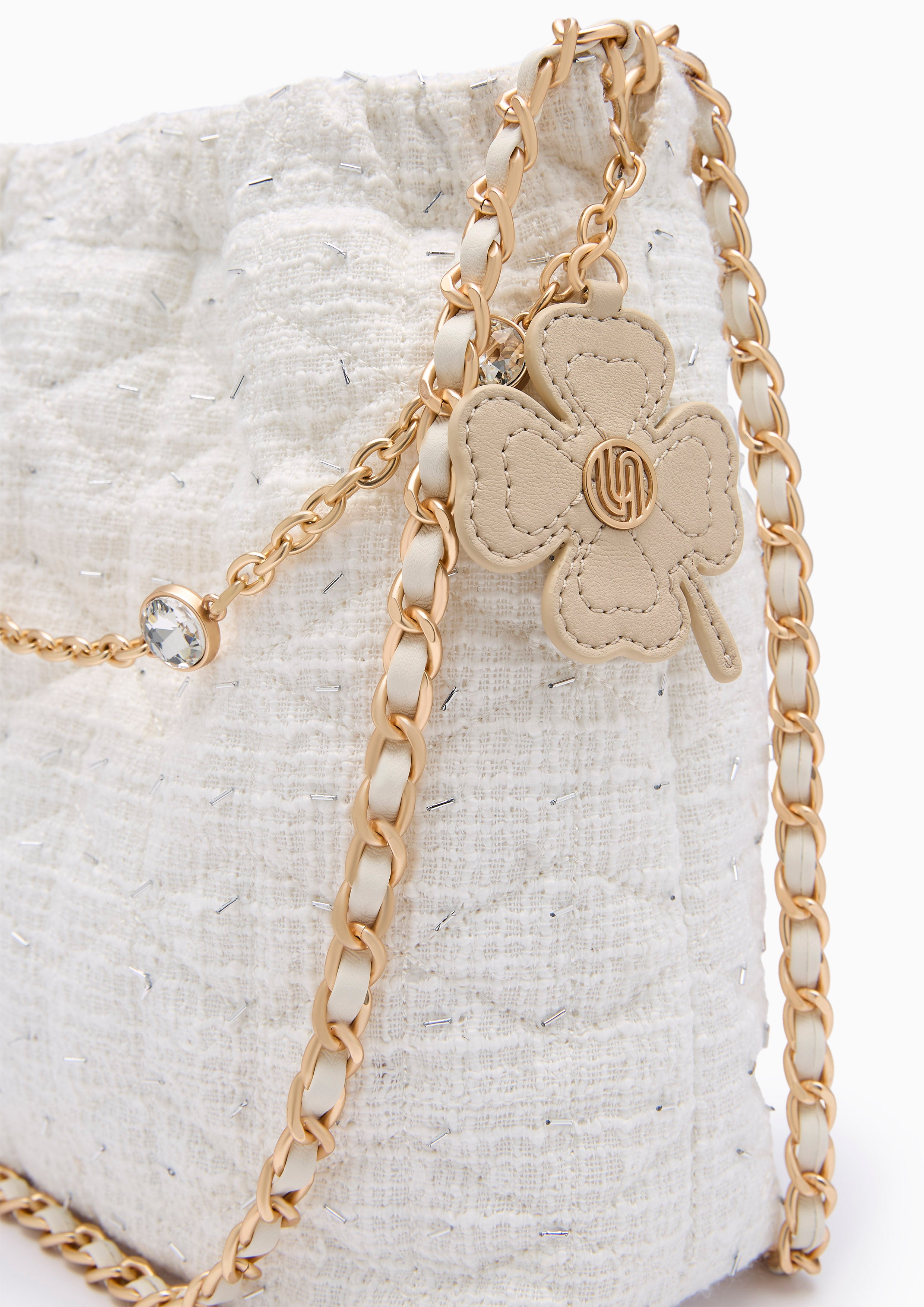 Mallory Infinite L Shoulder Bag White