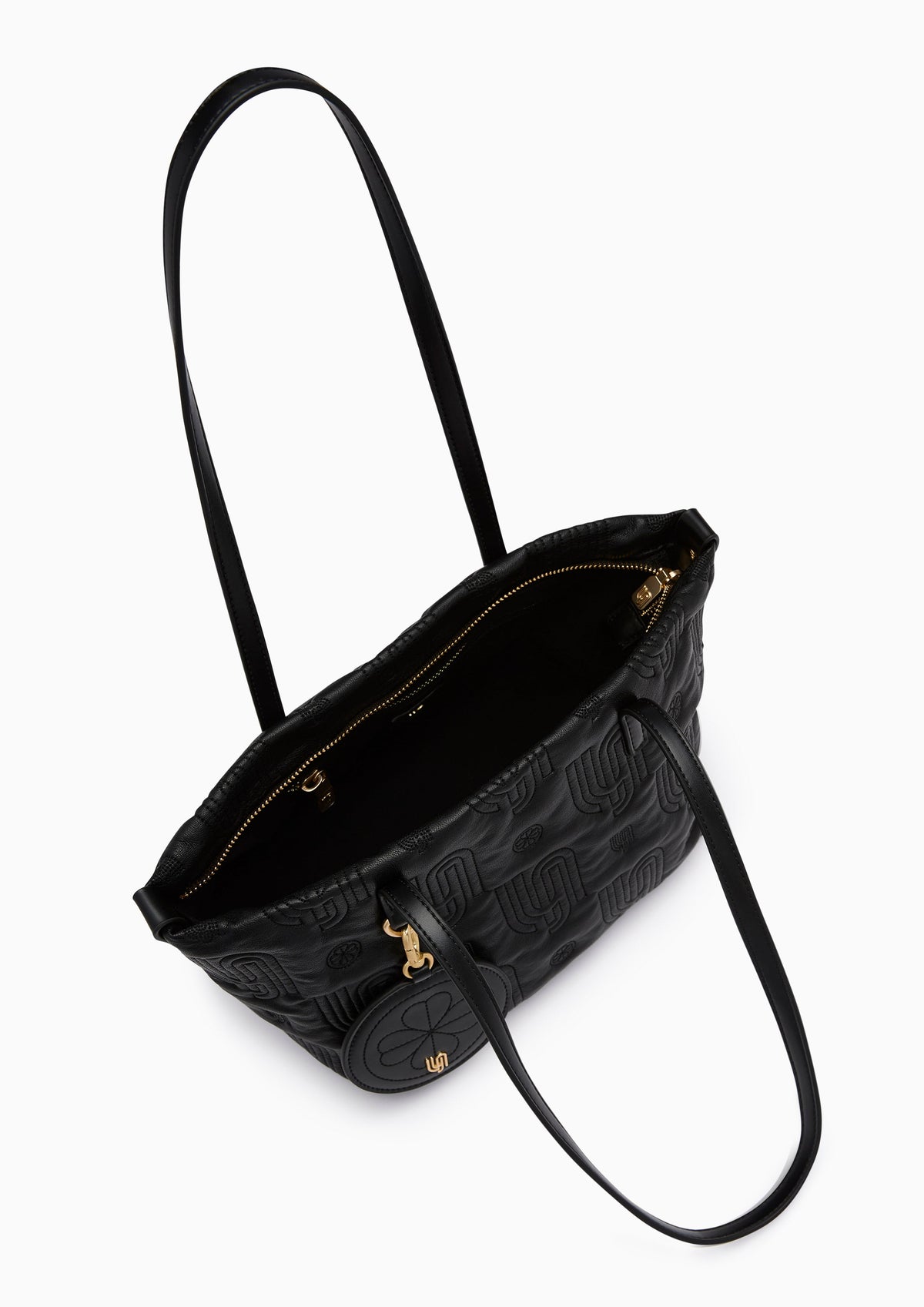 Bonnie Infinite S Puffy Tote Bag Black