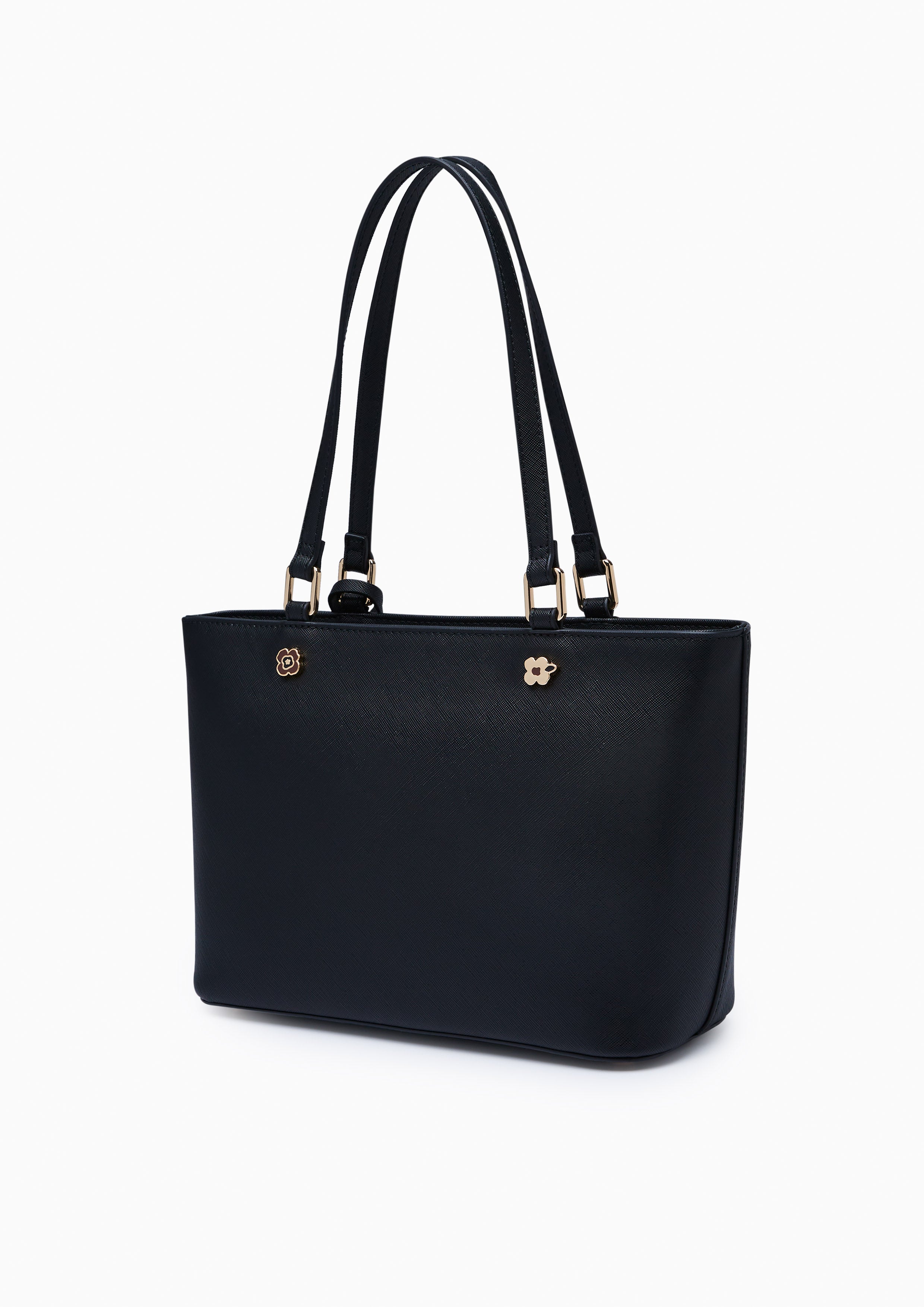 Poppy Print Carina M Tote Bag Black