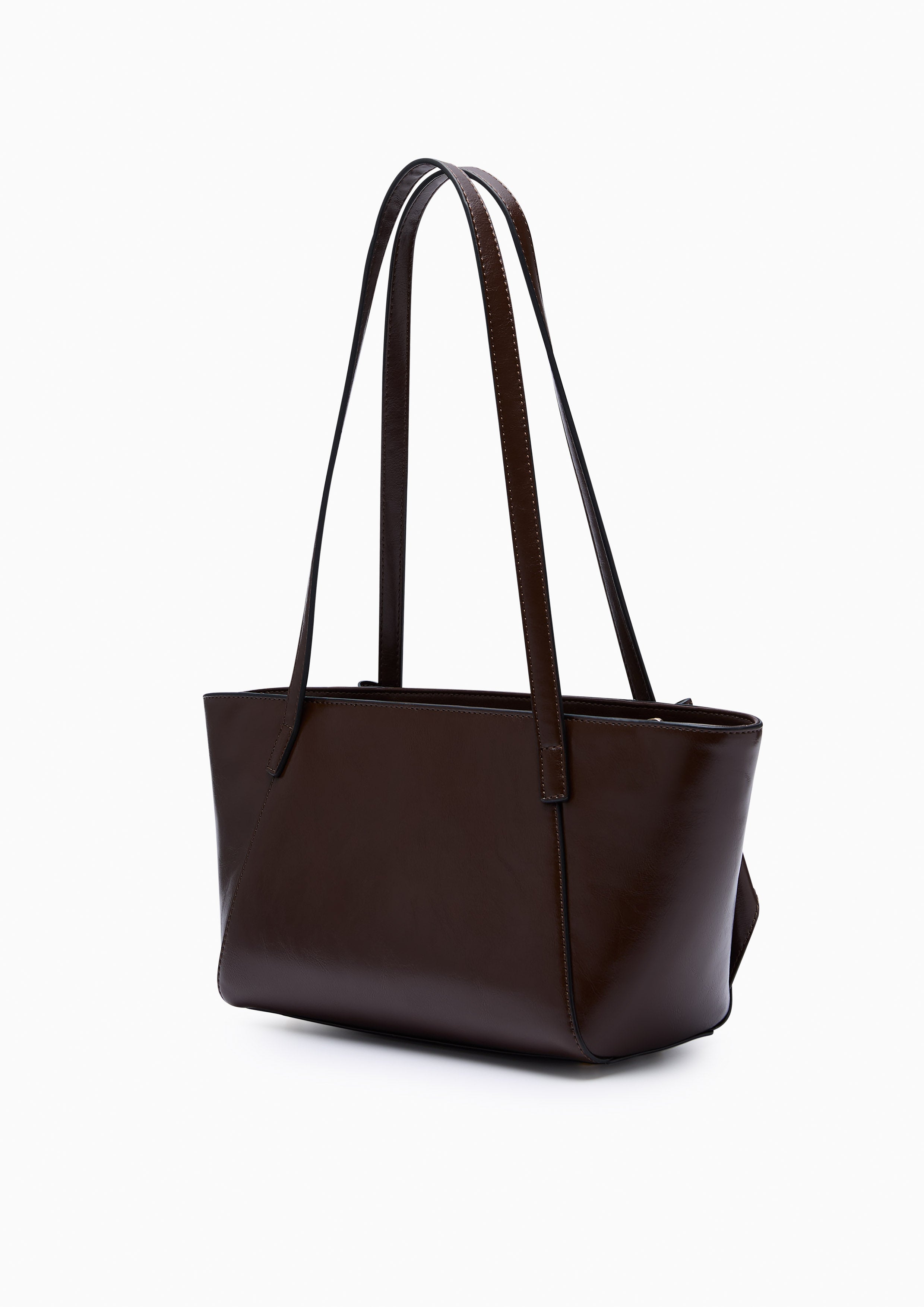 Cortes Infinite M Tote Bag Dark Brown