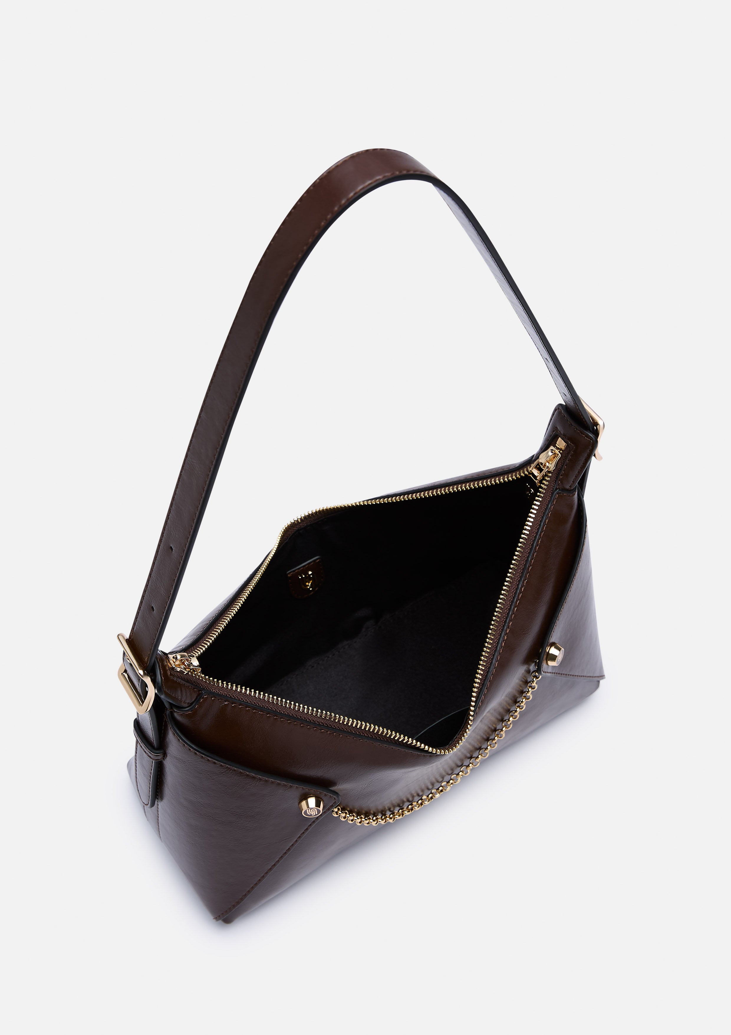 Cortes Infinite M Shoulder Bag Dark Brown