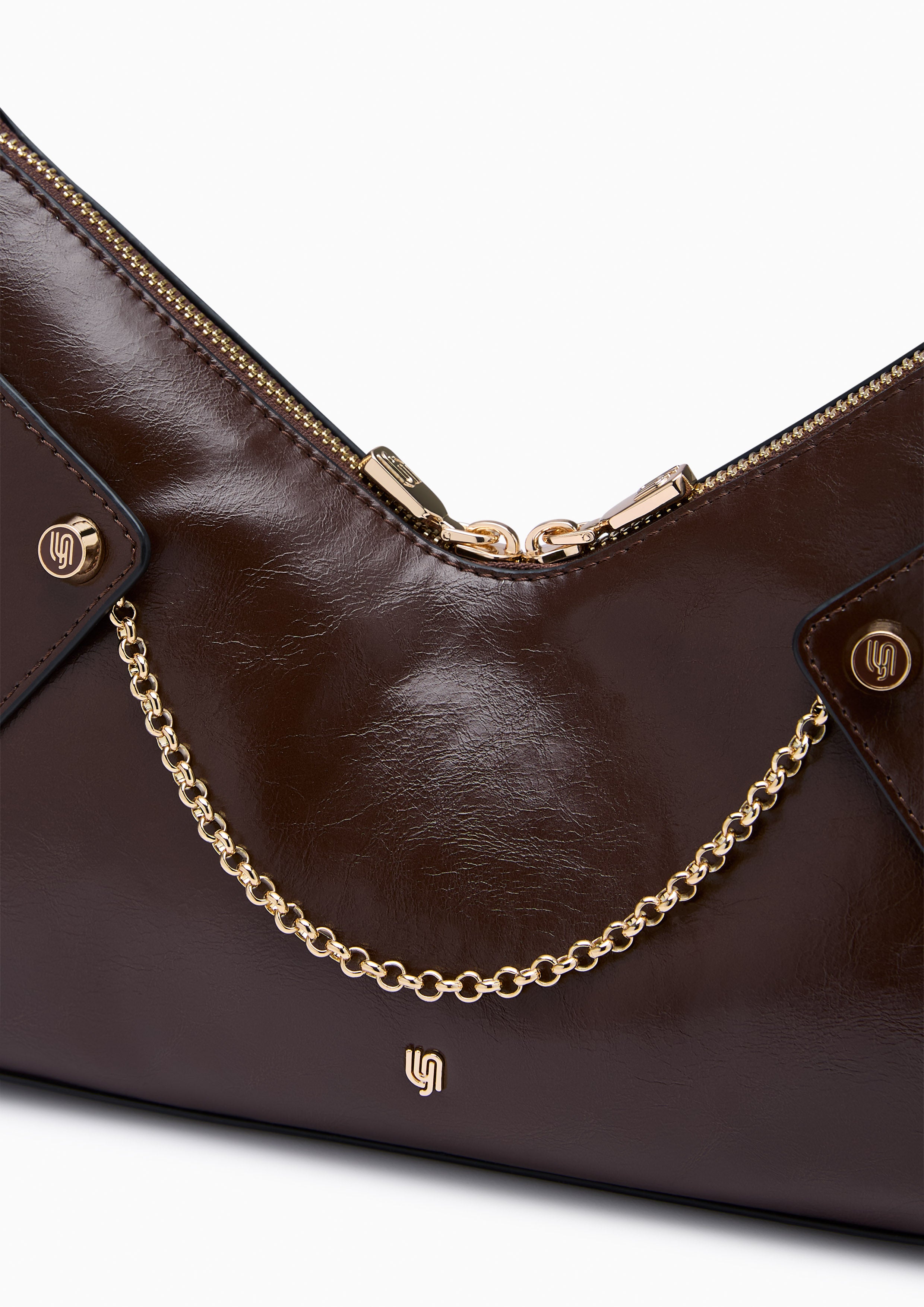 Cortes Infinite M Shoulder Bag Dark Brown