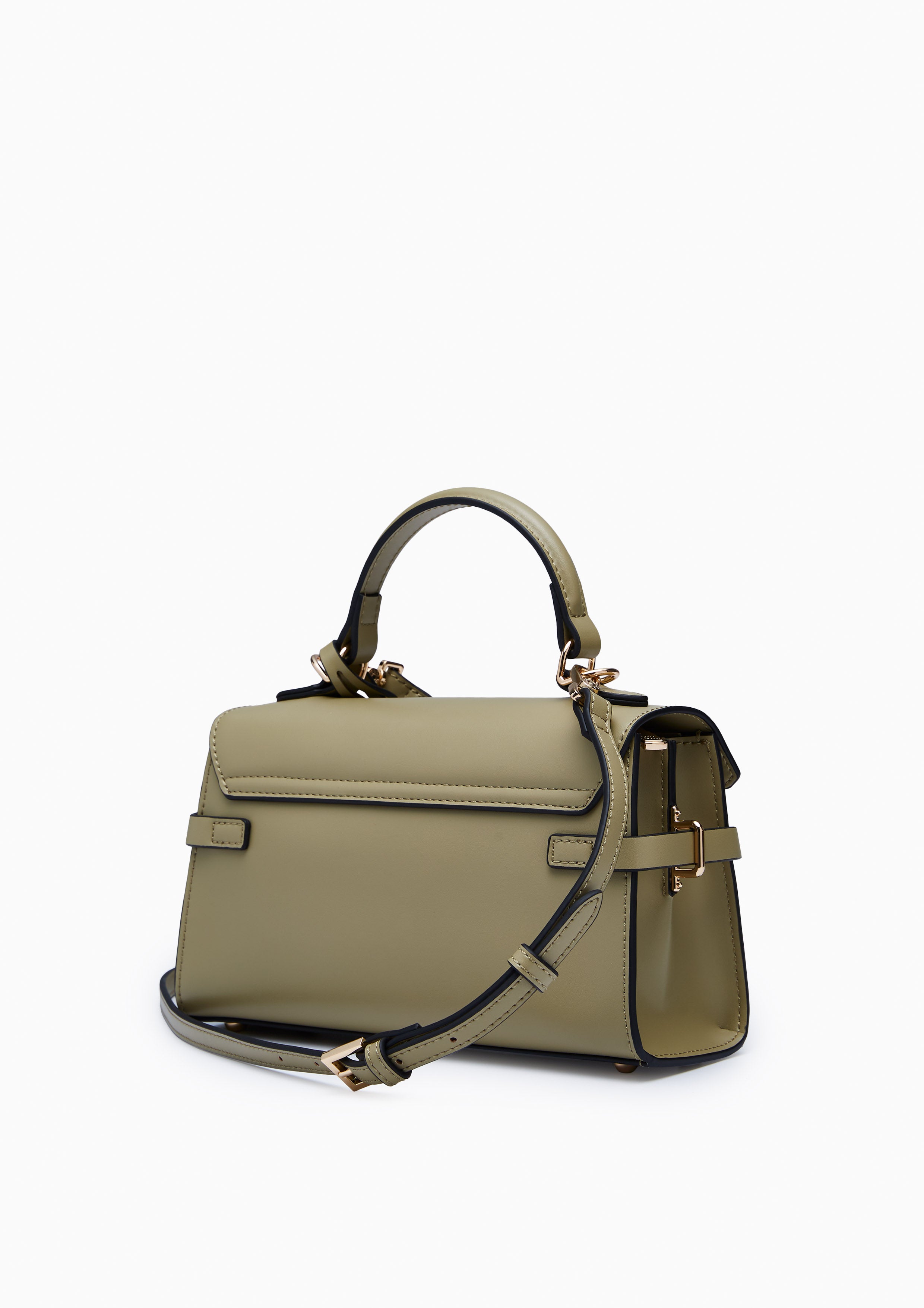 Poppy Fineness M Top Handle Bag Green