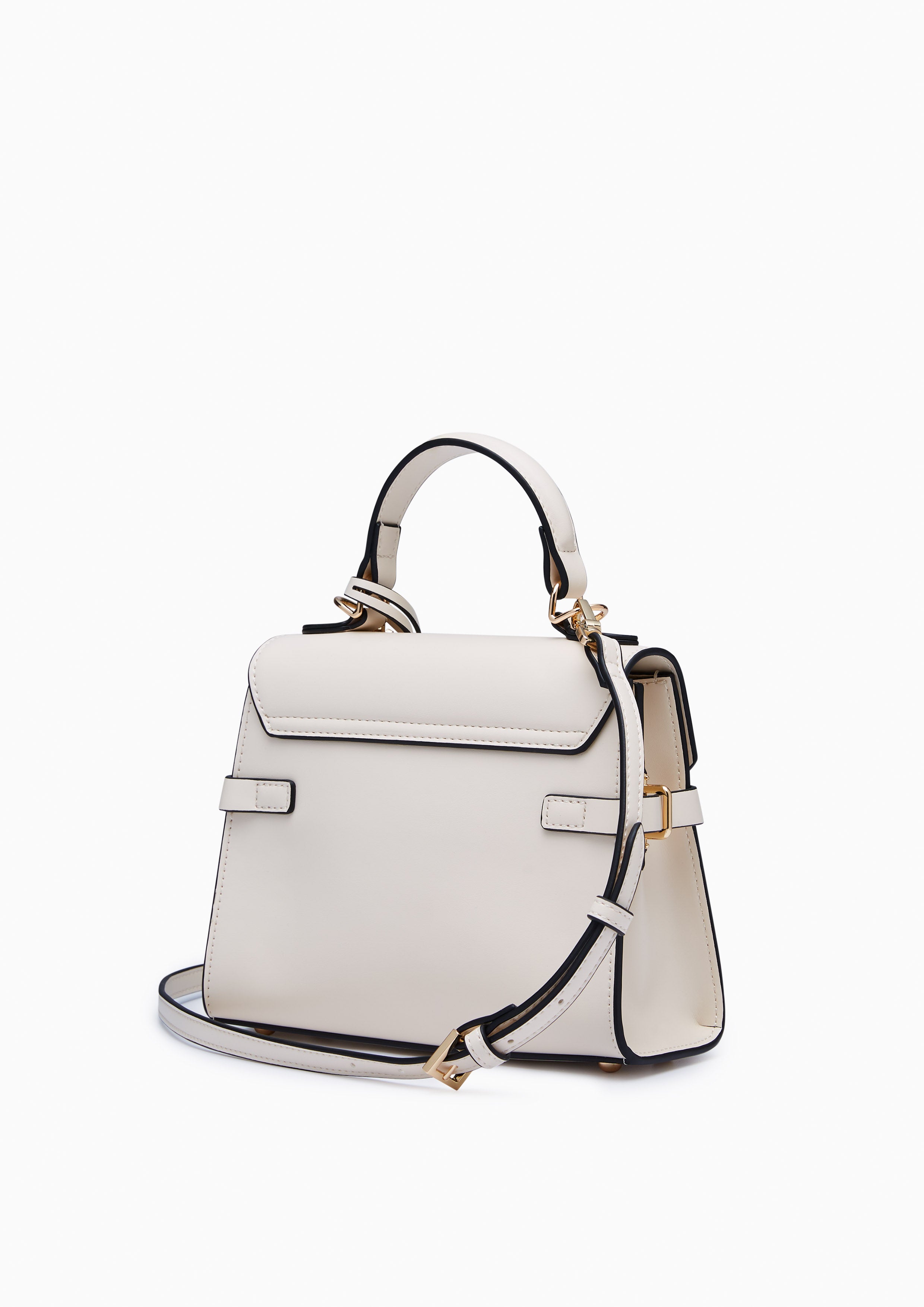 Poppy Fineness S Top Handle Bag Ivory