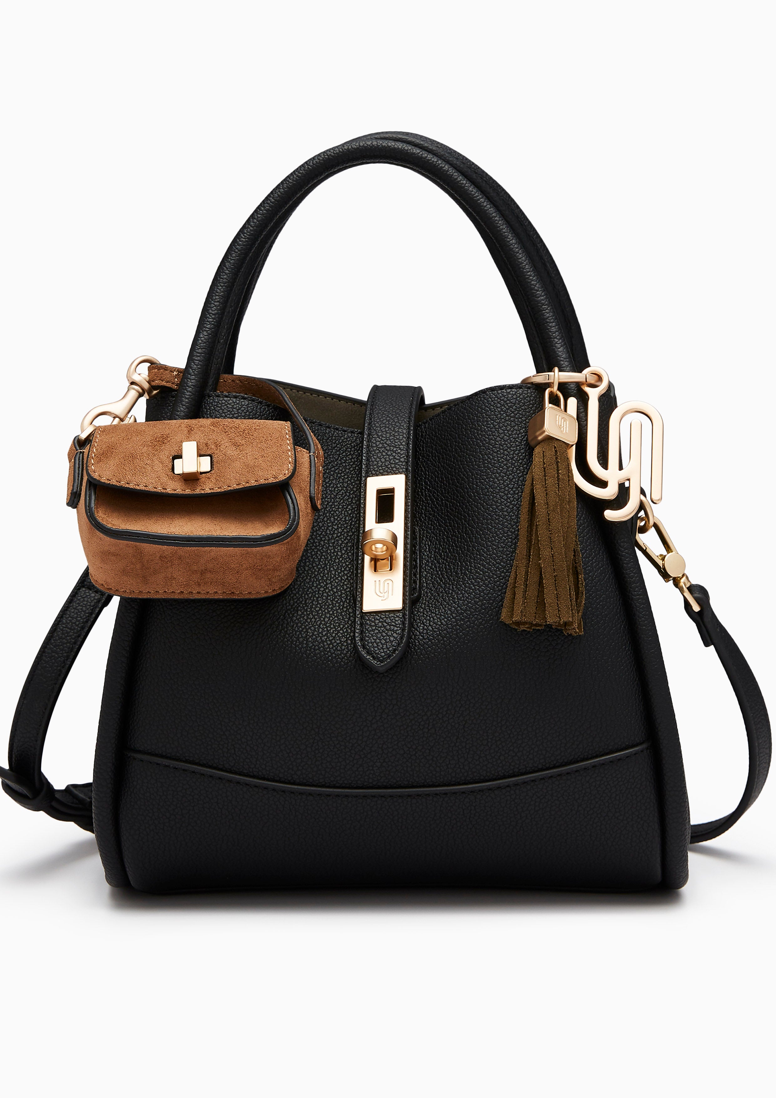 Morra Infinite L Top Handle Bag Black