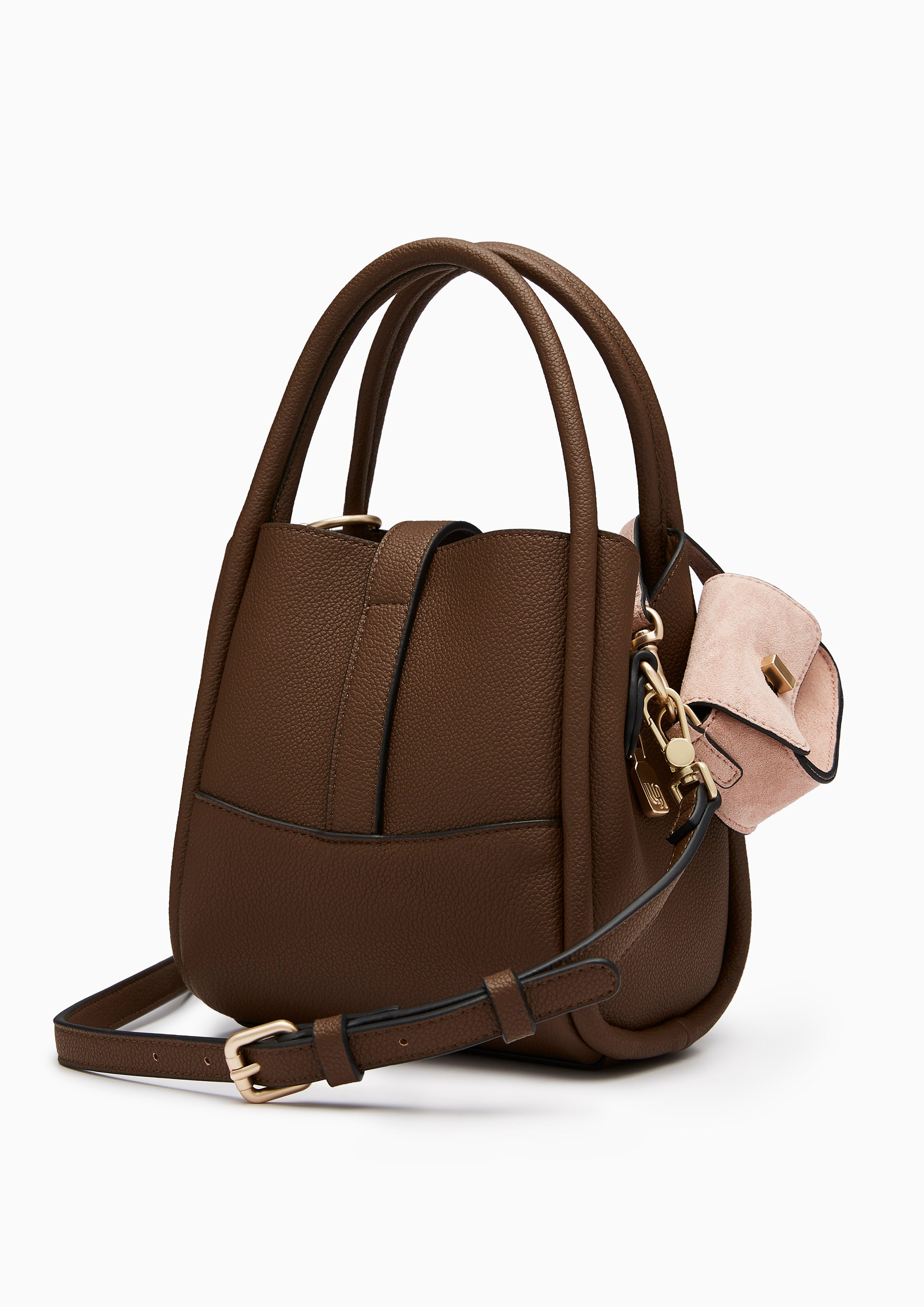 Morra Infinite S Top Handle Bag Dark Brown
