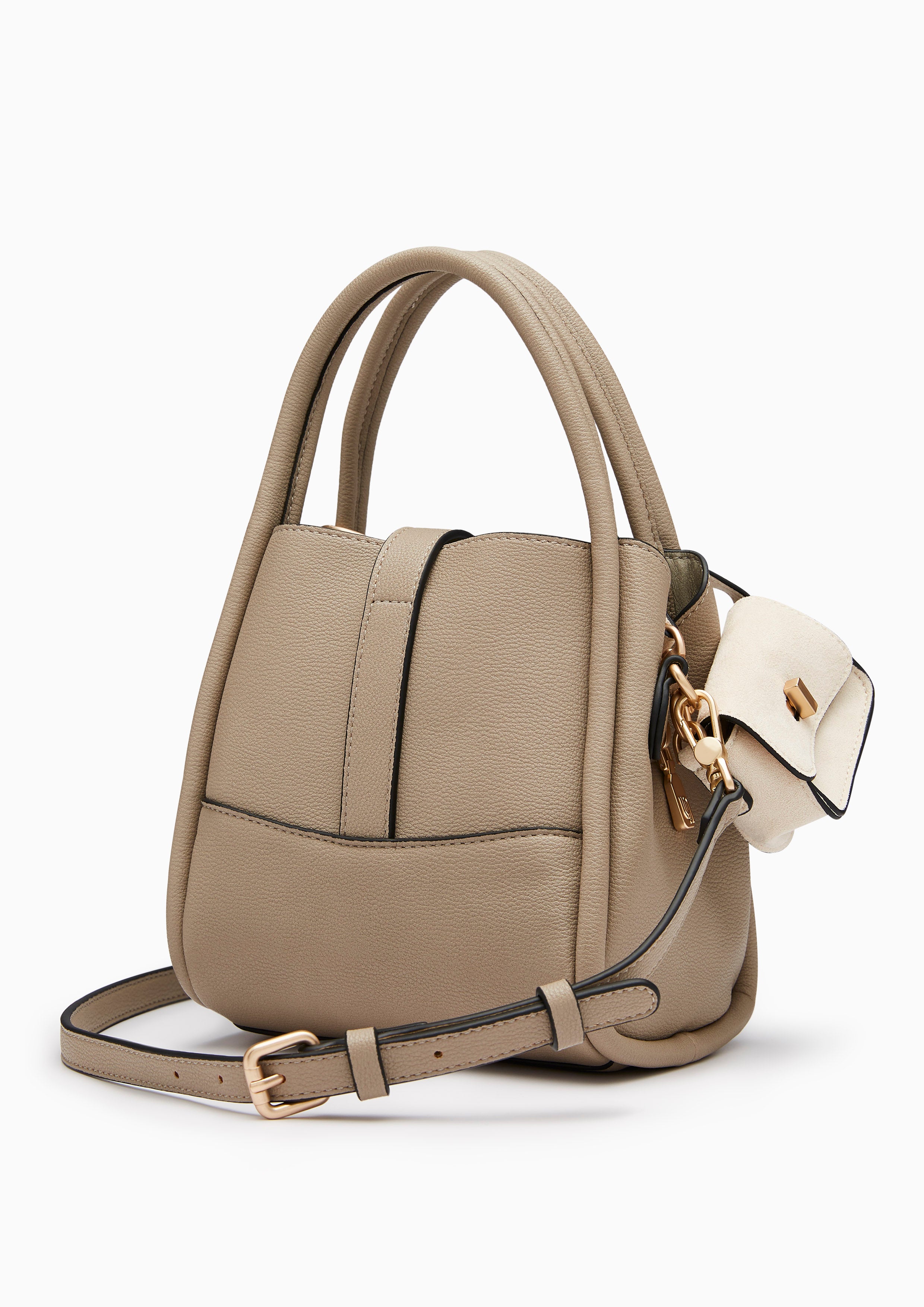 Morra Infinite S Top Handle Bag Taupe