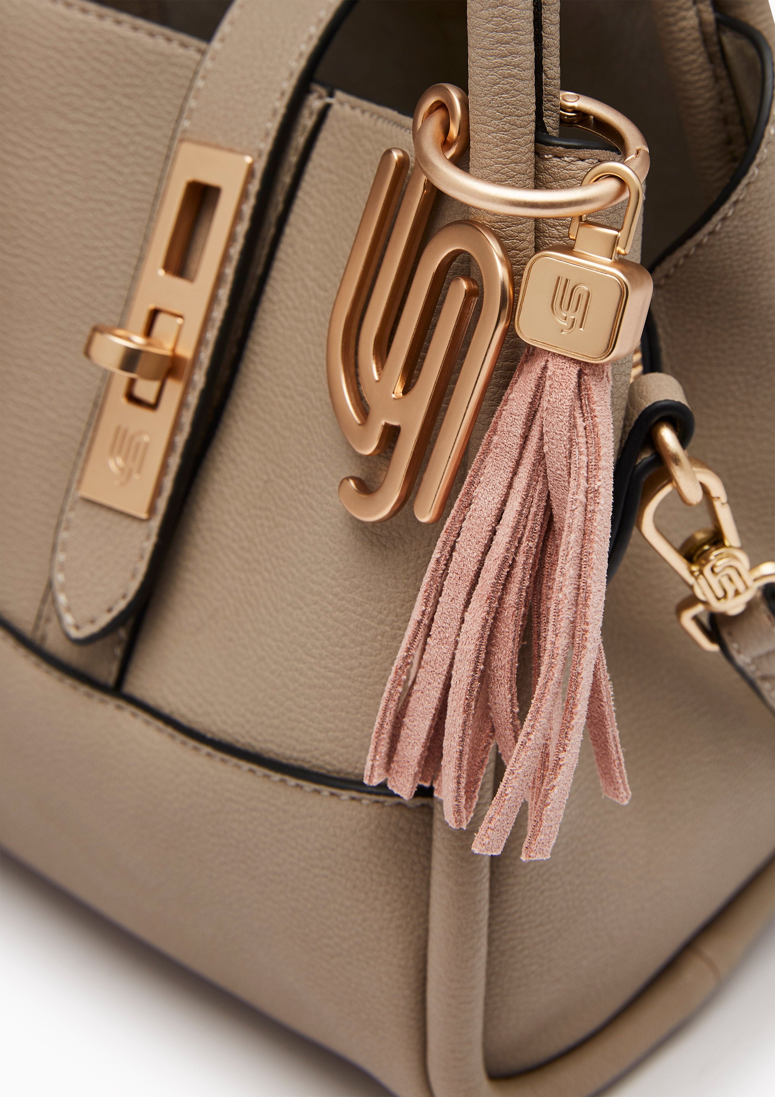 Morra Infinite S Top Handle Bag Taupe
