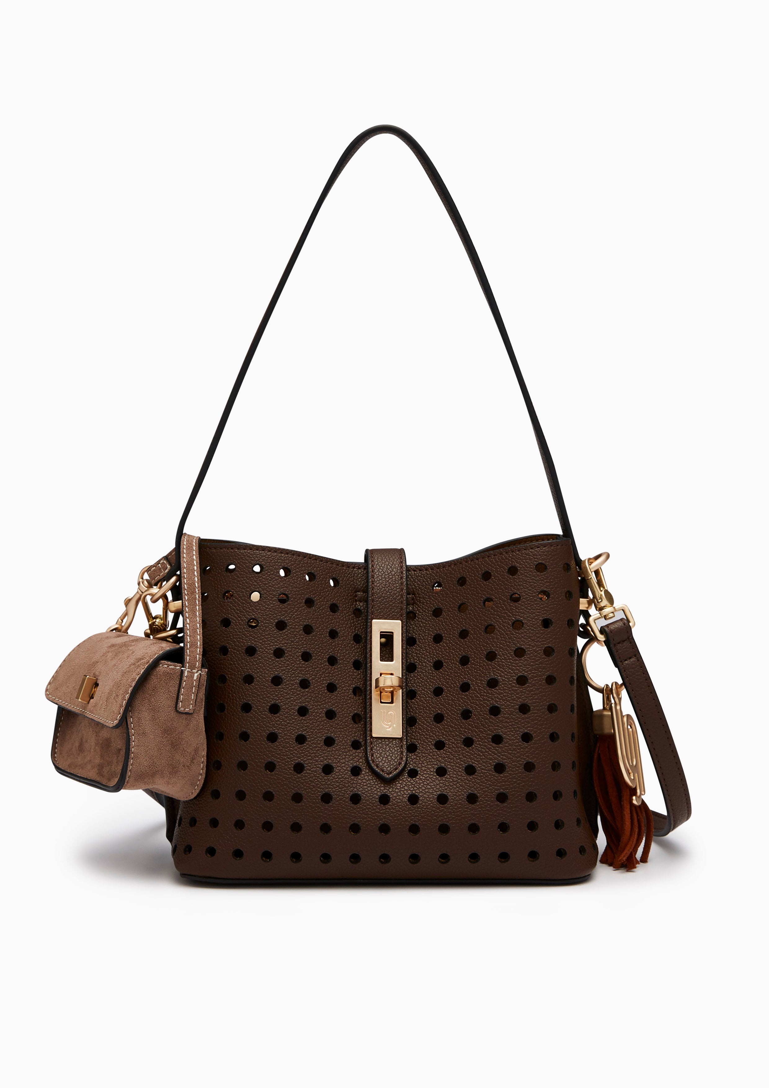 Morra Infinite Shots Bucket Bag Dark Brown