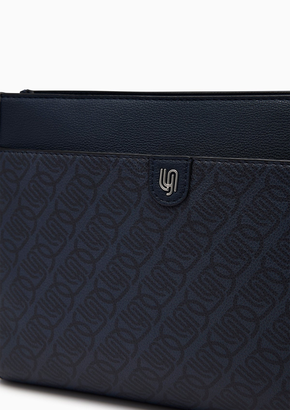 Tyler Infinite M Clutch Printed Navy