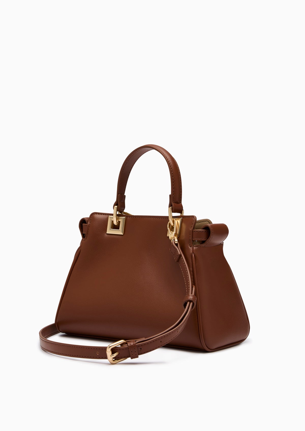 Margot Infinite S Top Handle Bag Brown