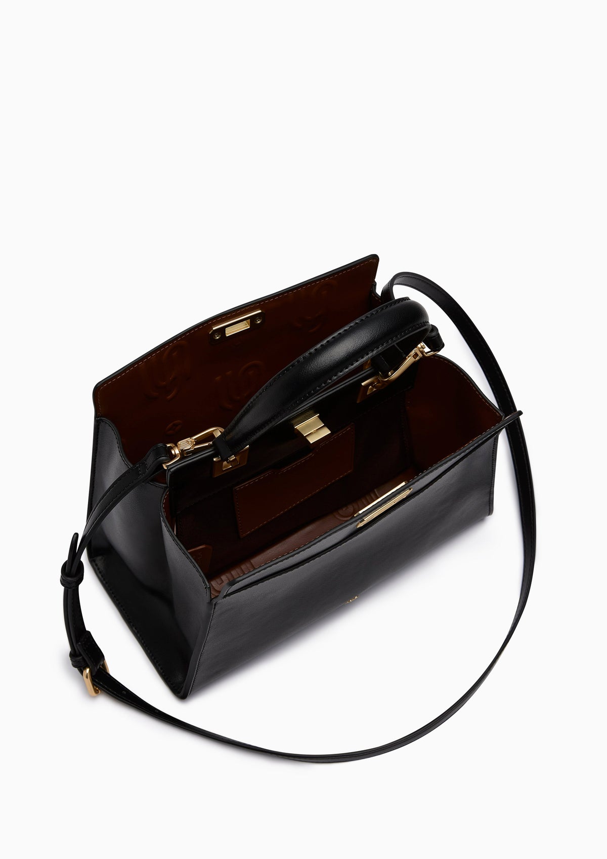 Margot Infinite M Top Handle Bag Black