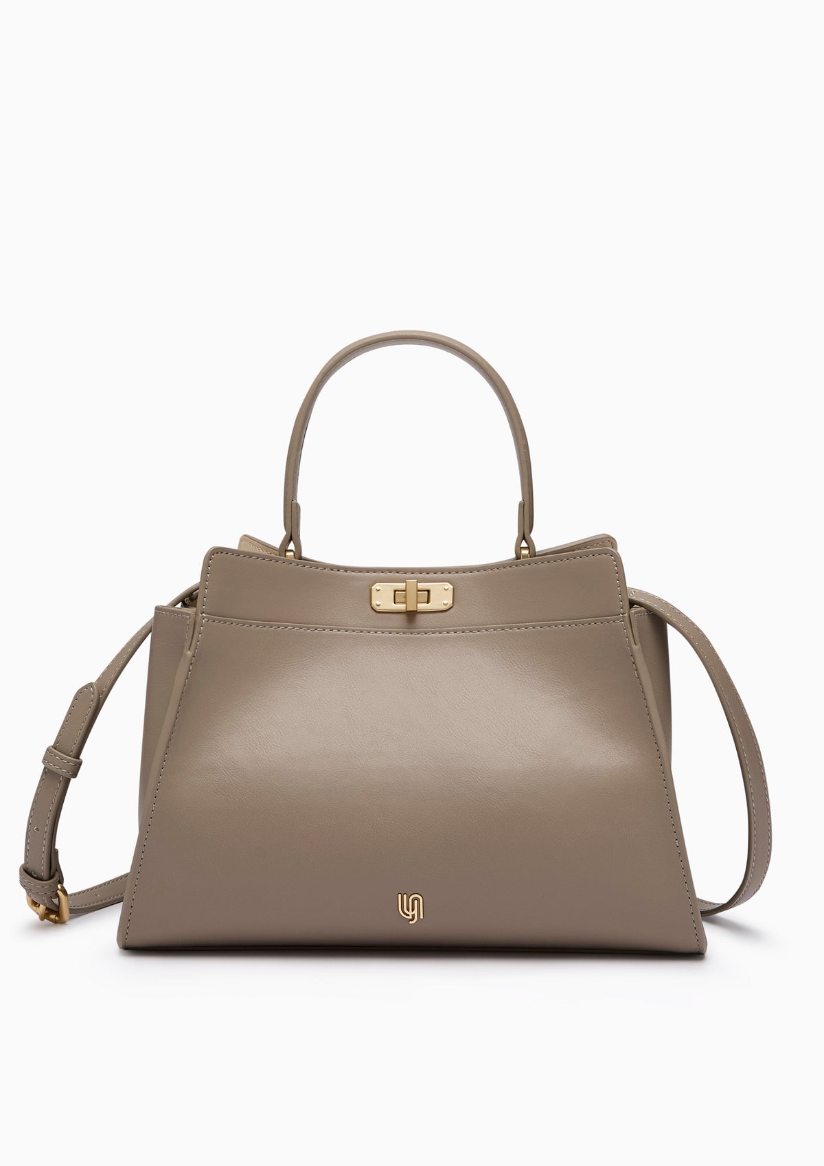 Margot Infinite M Top Handle Bag Taupe